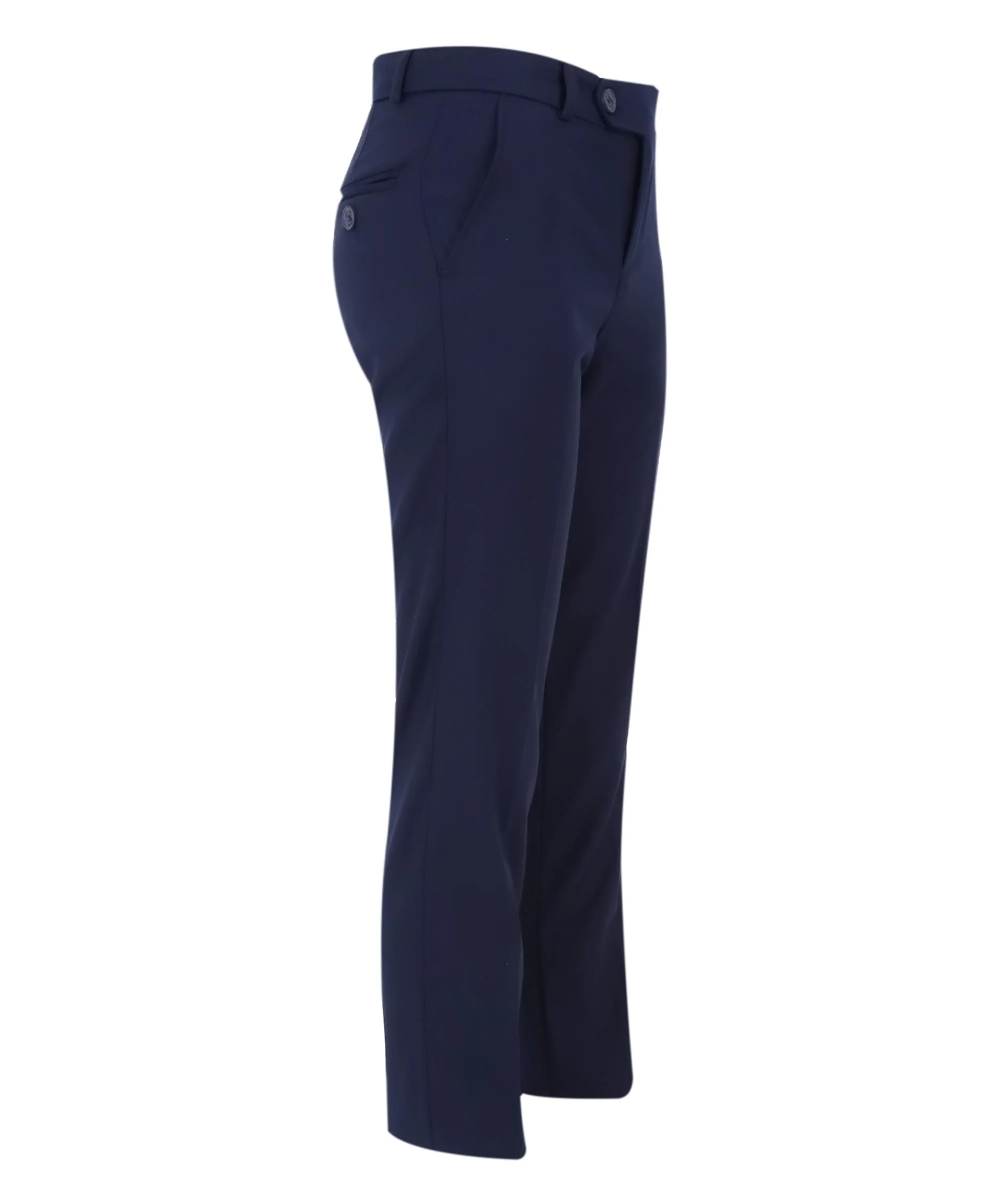 Boys 5-Piece Floral Jacquard Tuxedo Suit with Double Breasted Waistcoat - Blue - Image 12