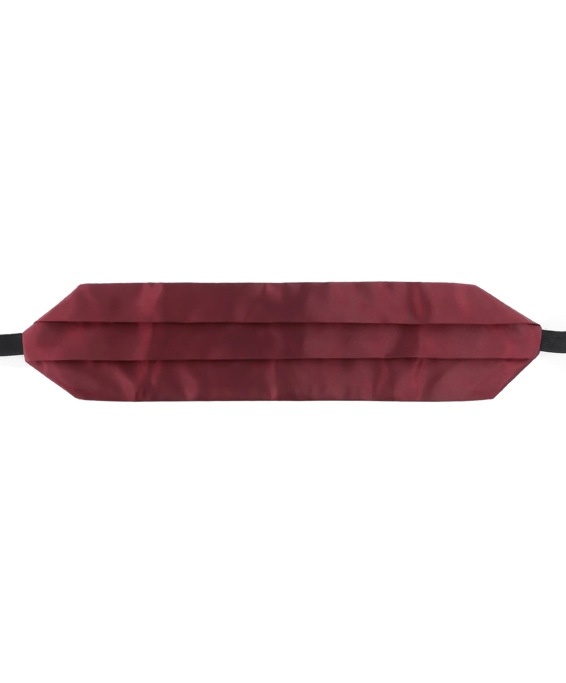 Boys Satin Cummerbund & Bow Tie set - Burgundy - Image 2