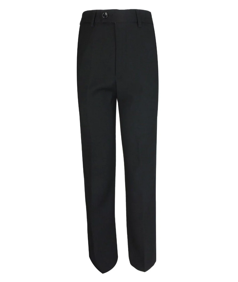Boys Quilted Dotted Black Tuxedo Suit - Black - Image 12