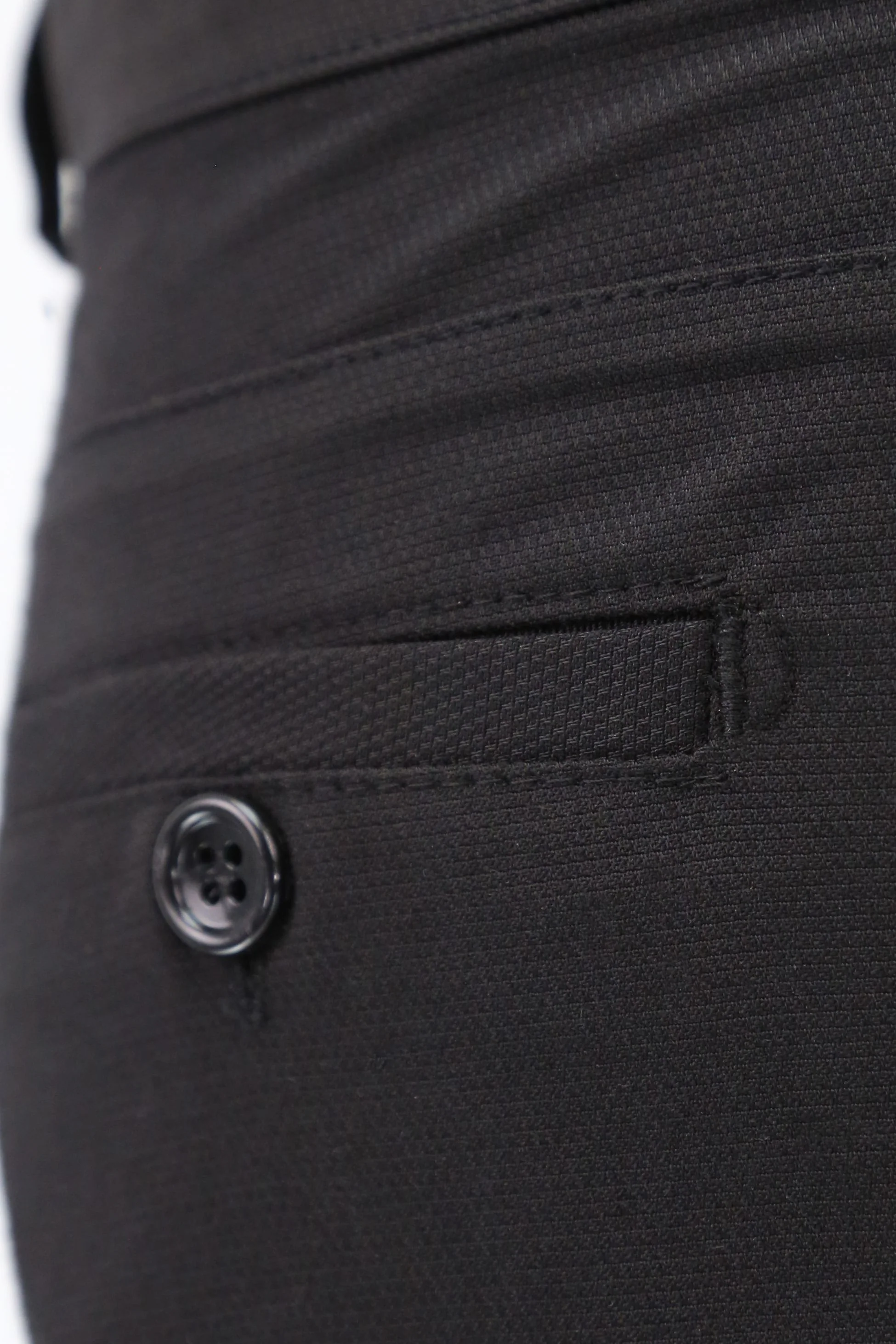 Boys Versatile Twill Weave Trousers - Black - Image 4