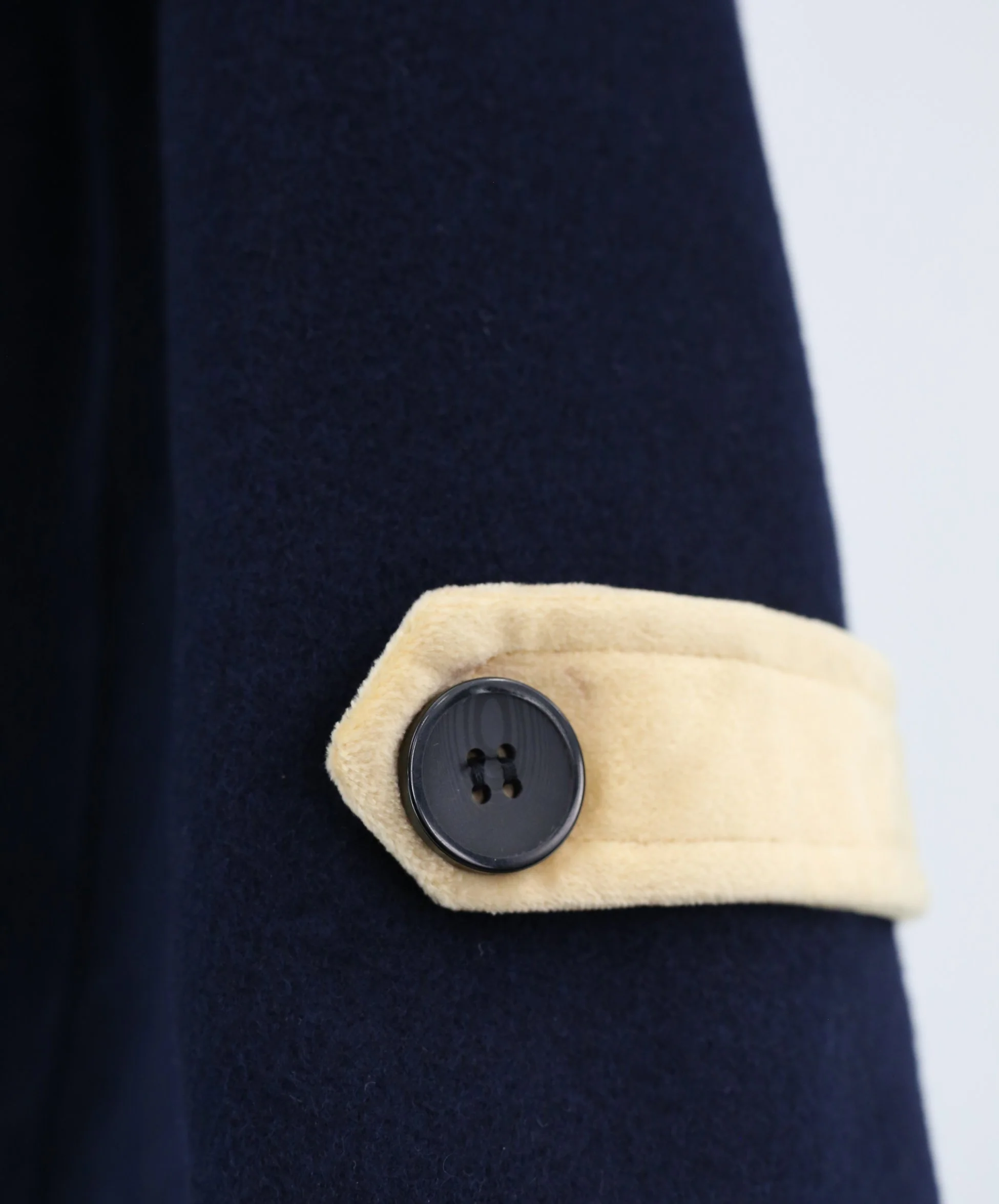 Boys Navy Blue Pea Coat & Cap - Navy Blue - Image 5