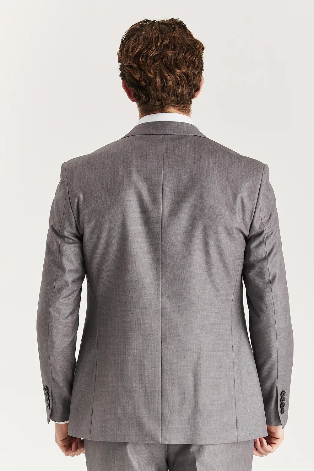 Father & Son Matching 3-Piece Suit Set with Pick Stitch - Edward - Grey - Image 3