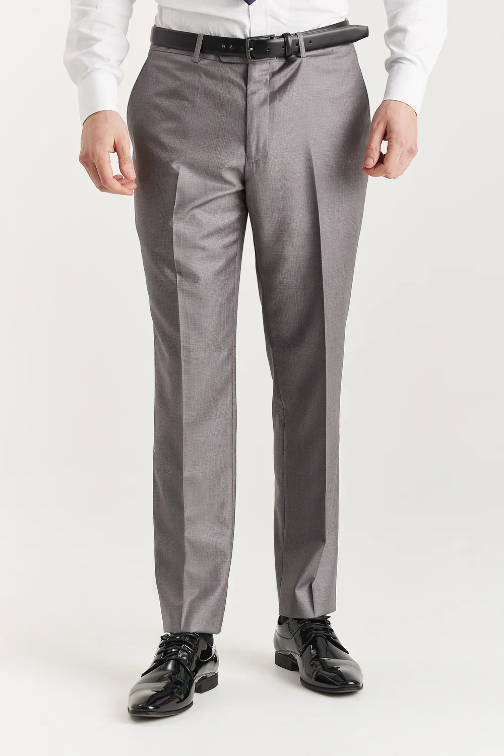 Father & Son Matching 3-Piece Suit Set with Pick Stitch - Edward - Grey - Image 7