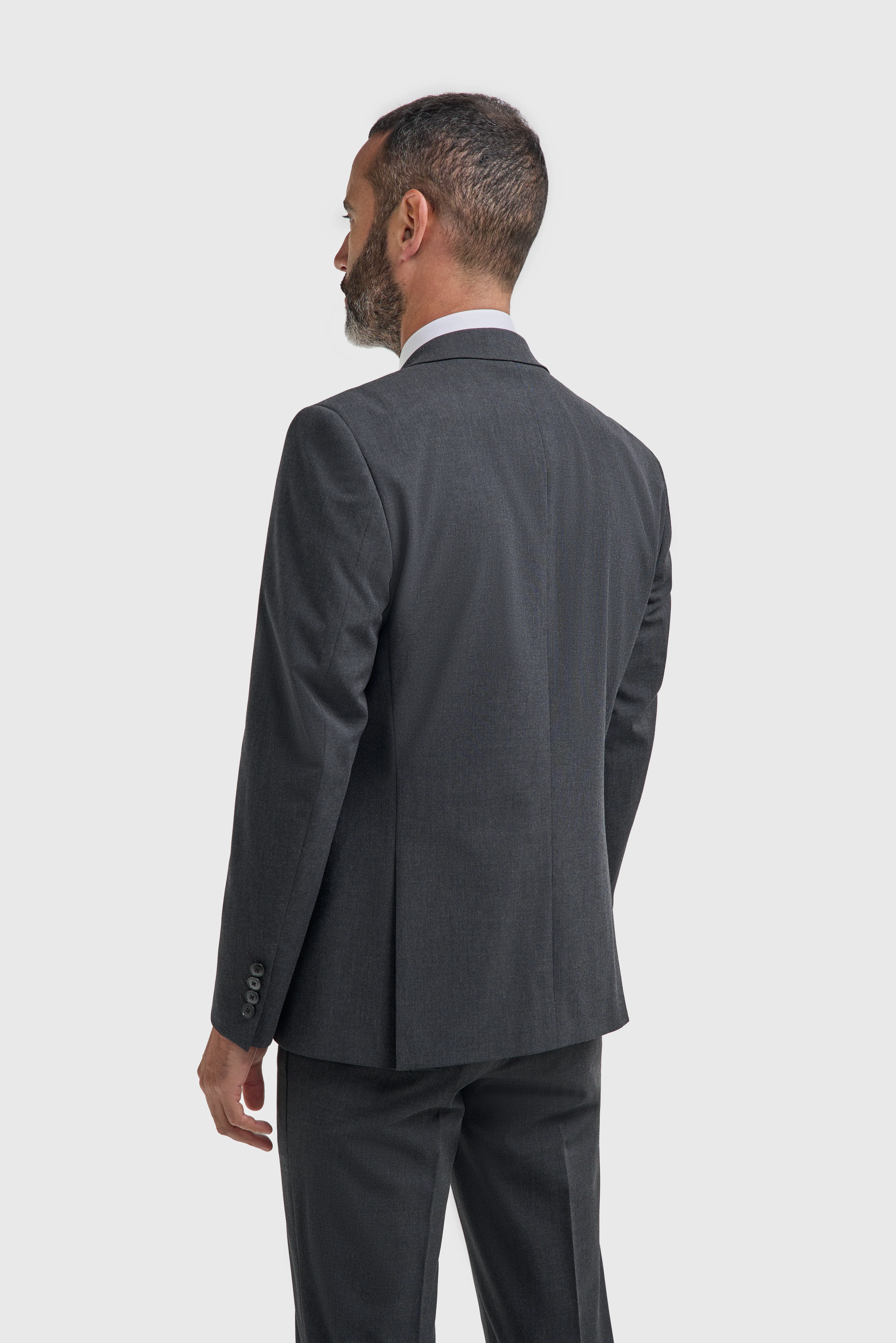 Father & Son Matching Slim Fit 3-Piece Suit Set - Malibu Charcoal Grey - Image 4