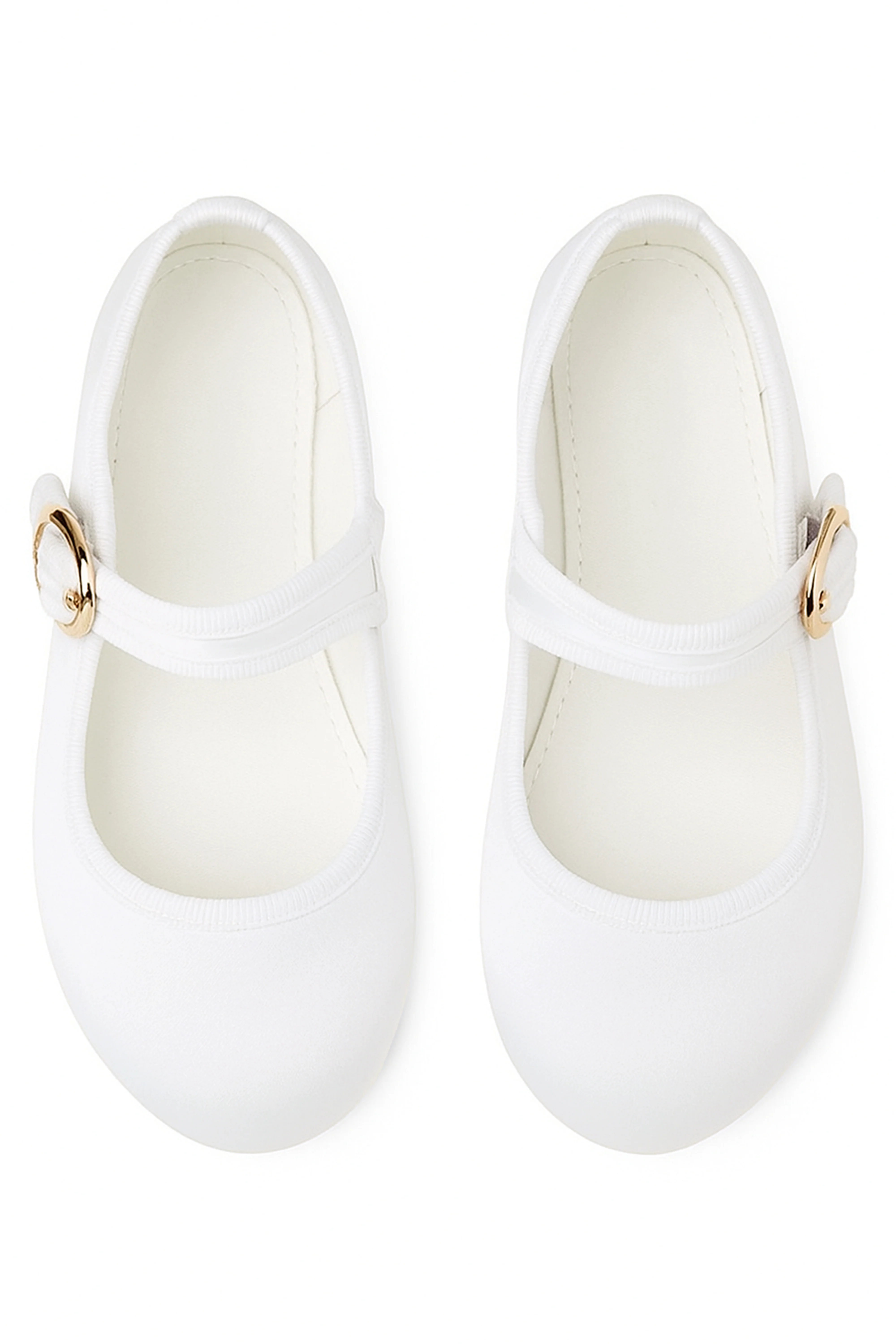 Girls' Communion Satin Mary Jane Shoes - HANA - Ivory - Image 2
