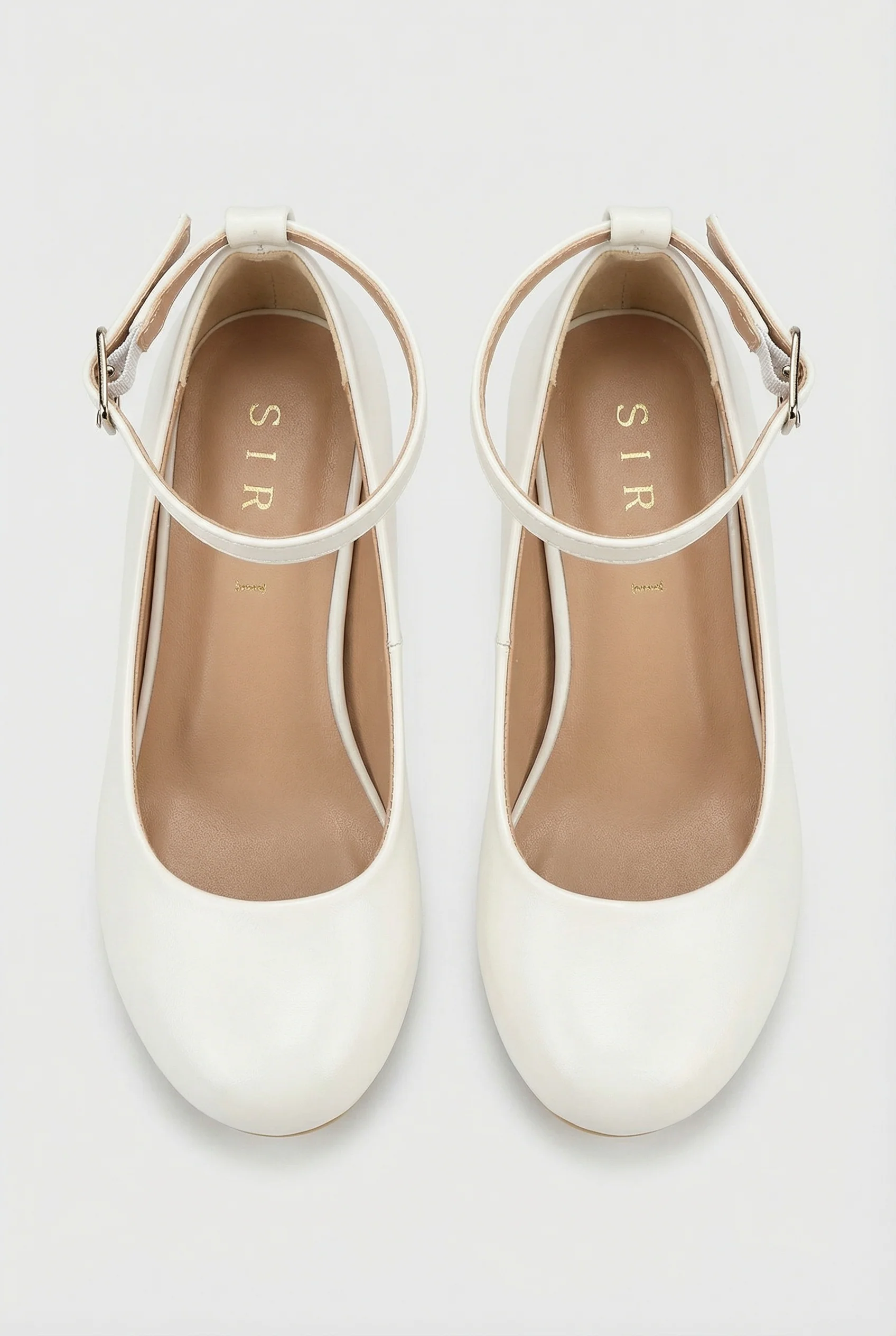 Girls Block Heel Mary Jane High Dresss Shoes - MIRAGE - Ivory - Image 2