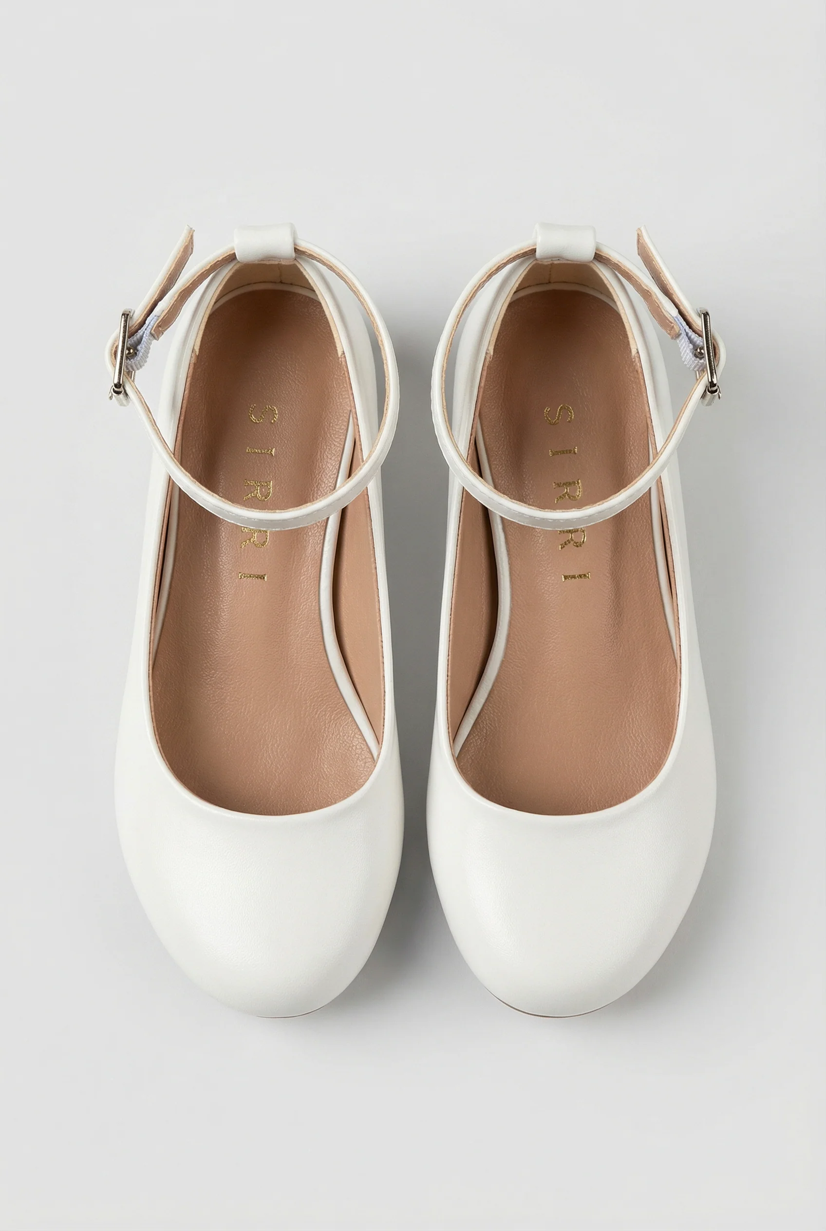Girls Block Heal Mary Jane Dresss Shoes - MIRAGE - White - Image 2
