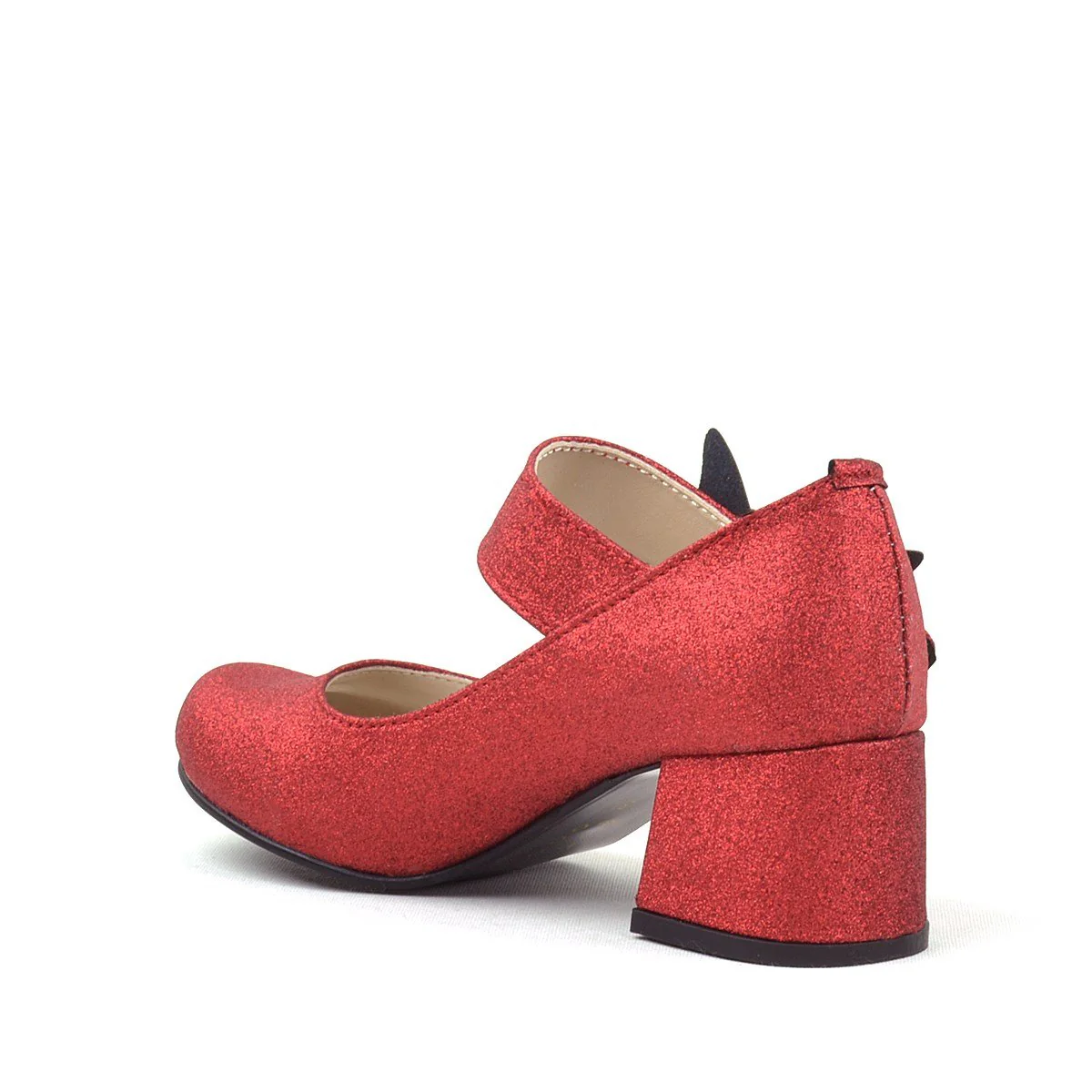 Girls Glittery Block Heel Mary Janes Shoes - Winx - Red - Image 5