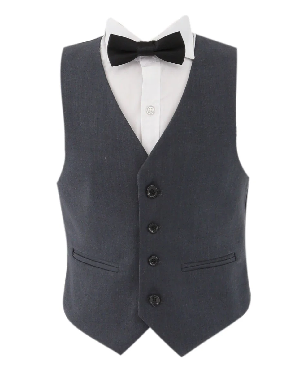 Boys Premium Grey Tail Suit - Grey - Image 6