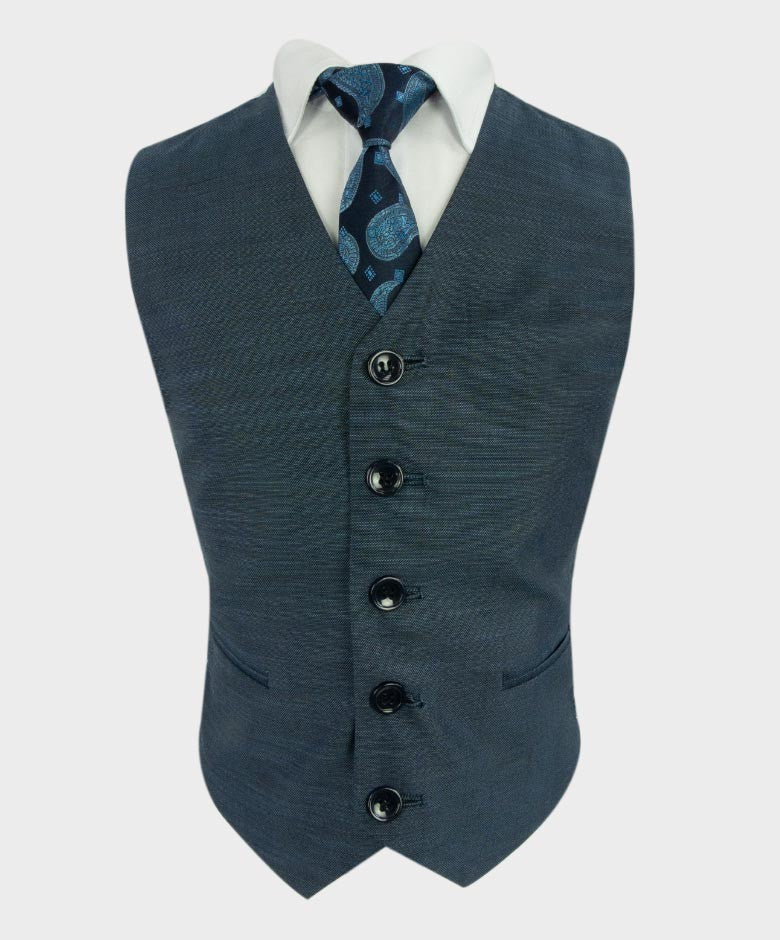 Boys All in One Tailored Fit Suit  - HENRY Blue - Dark Blue - Image 6