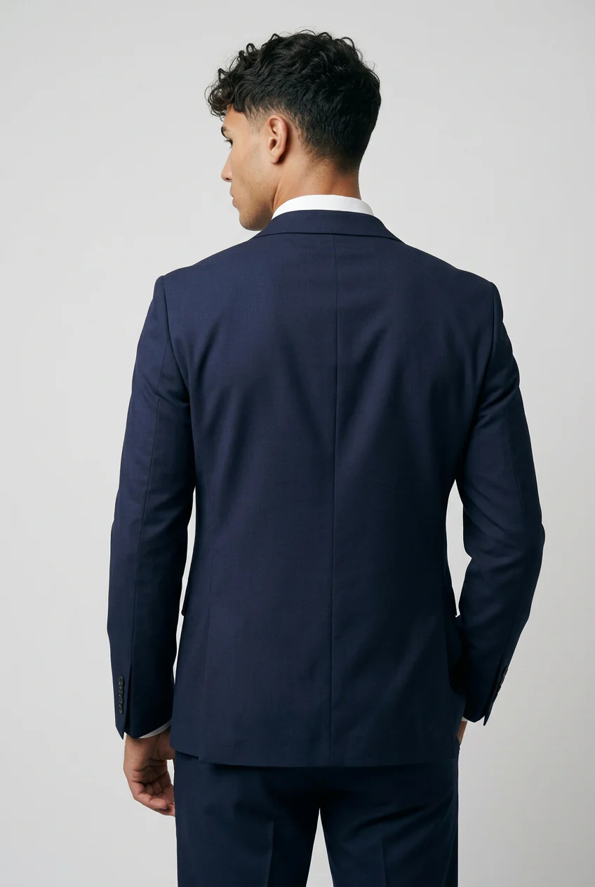 Malibu Navy 2-Piece Prom Suit - Image 3