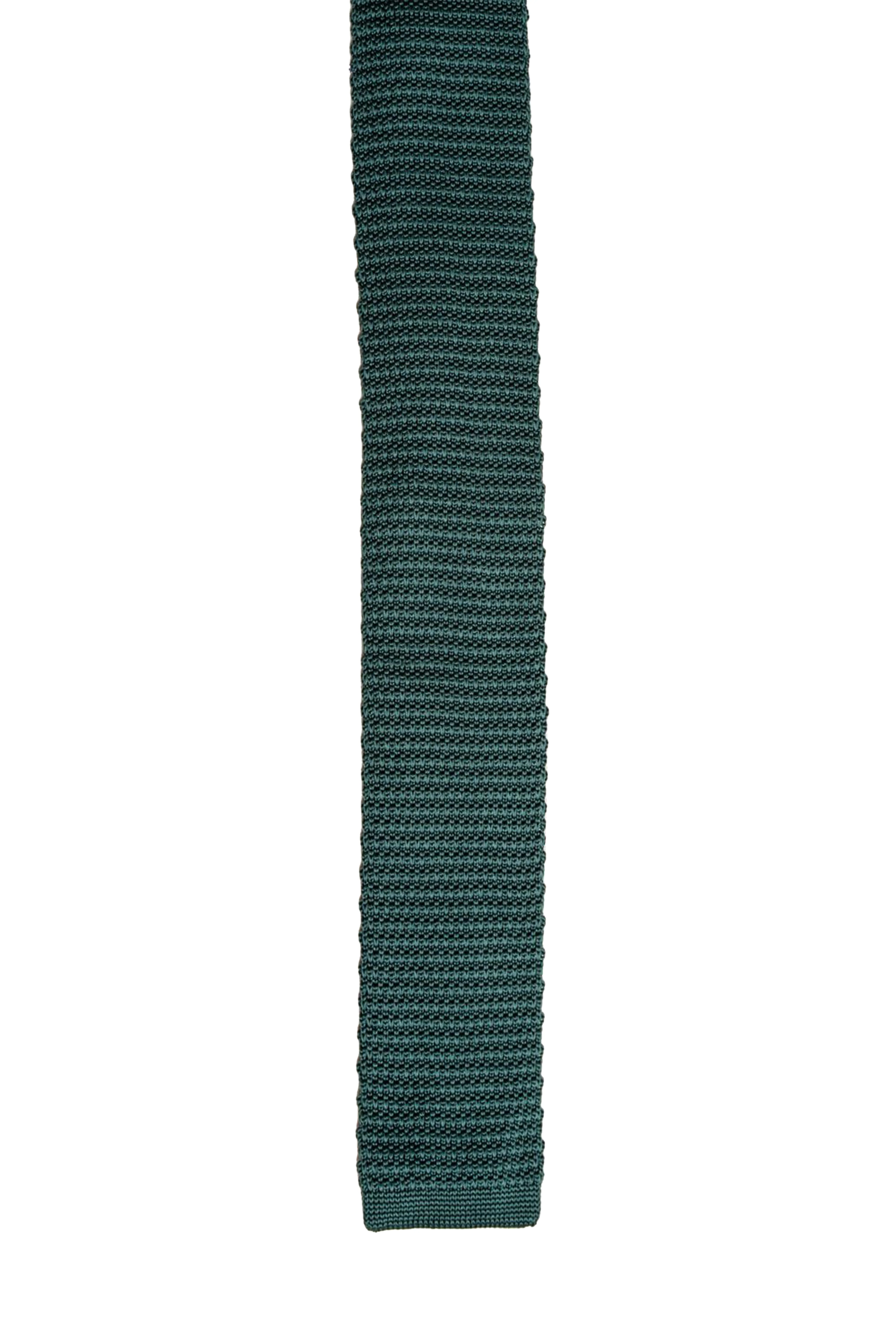 Men's Knitted Tie - Olive Green