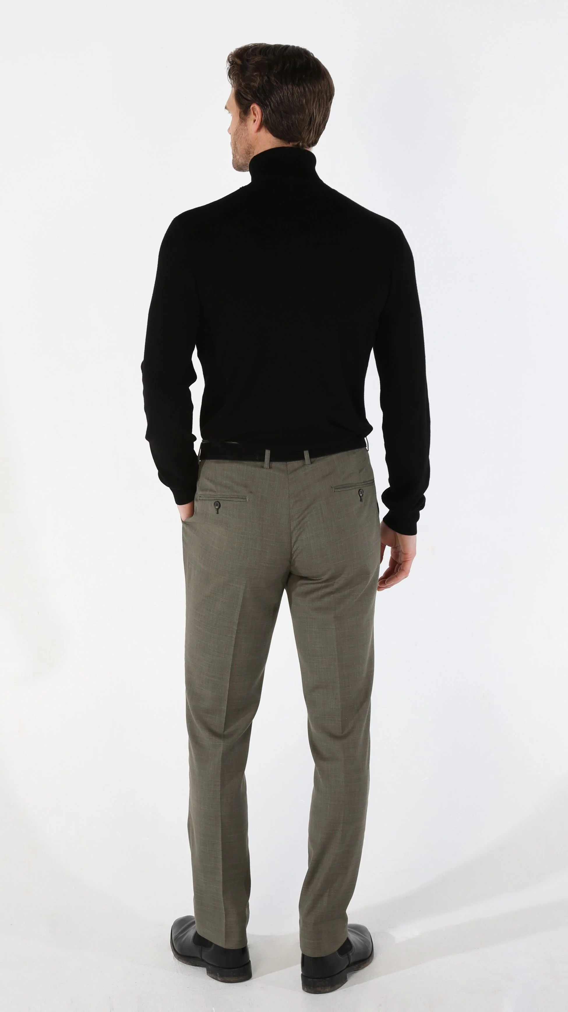 Men's Plaid Double-Breasted Suit - KURT - Sage Green - Image 6