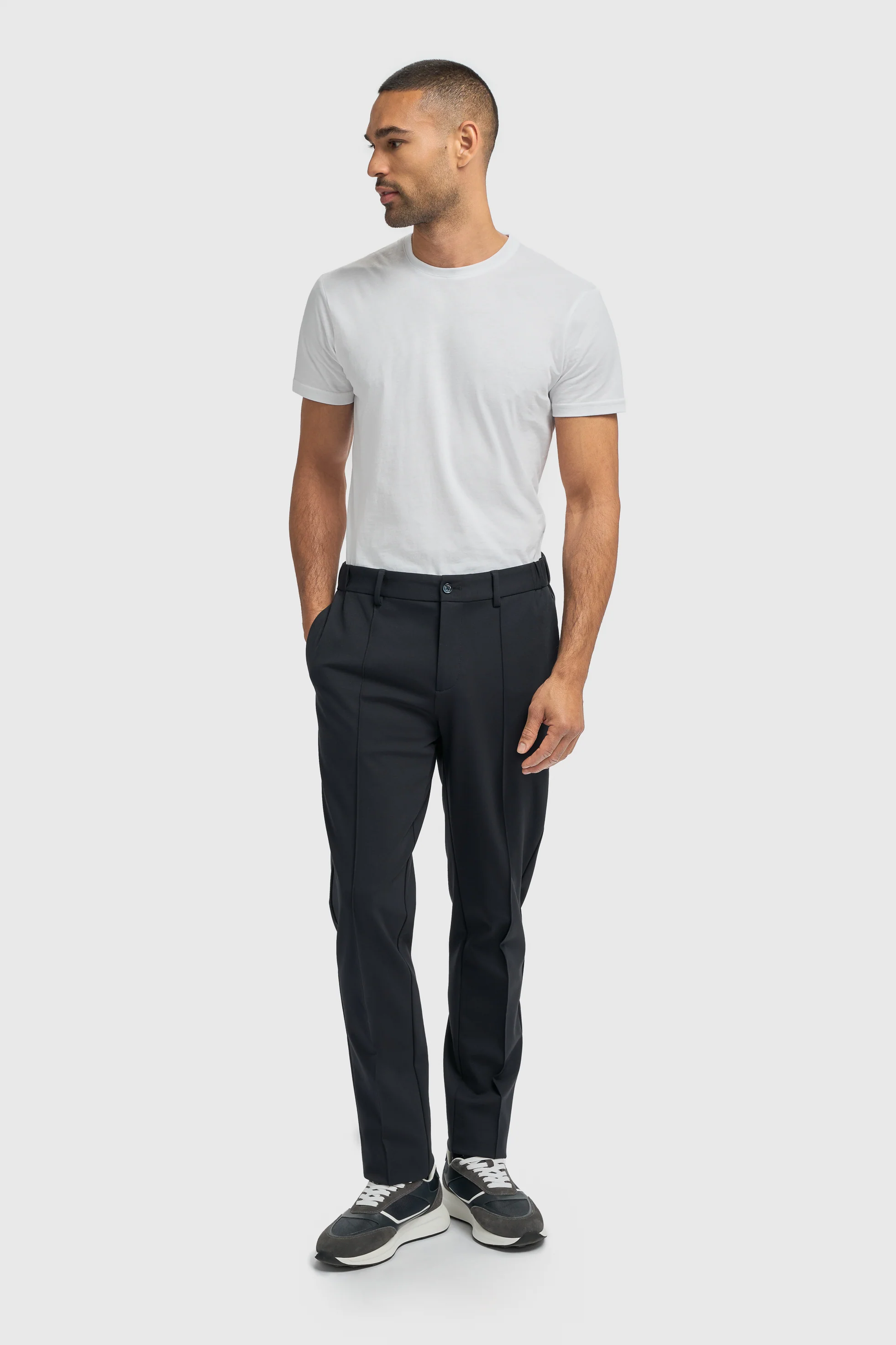 Men’s 2-Piece Casual Zip Up Tracksuit - Coney - Slate - Image 4