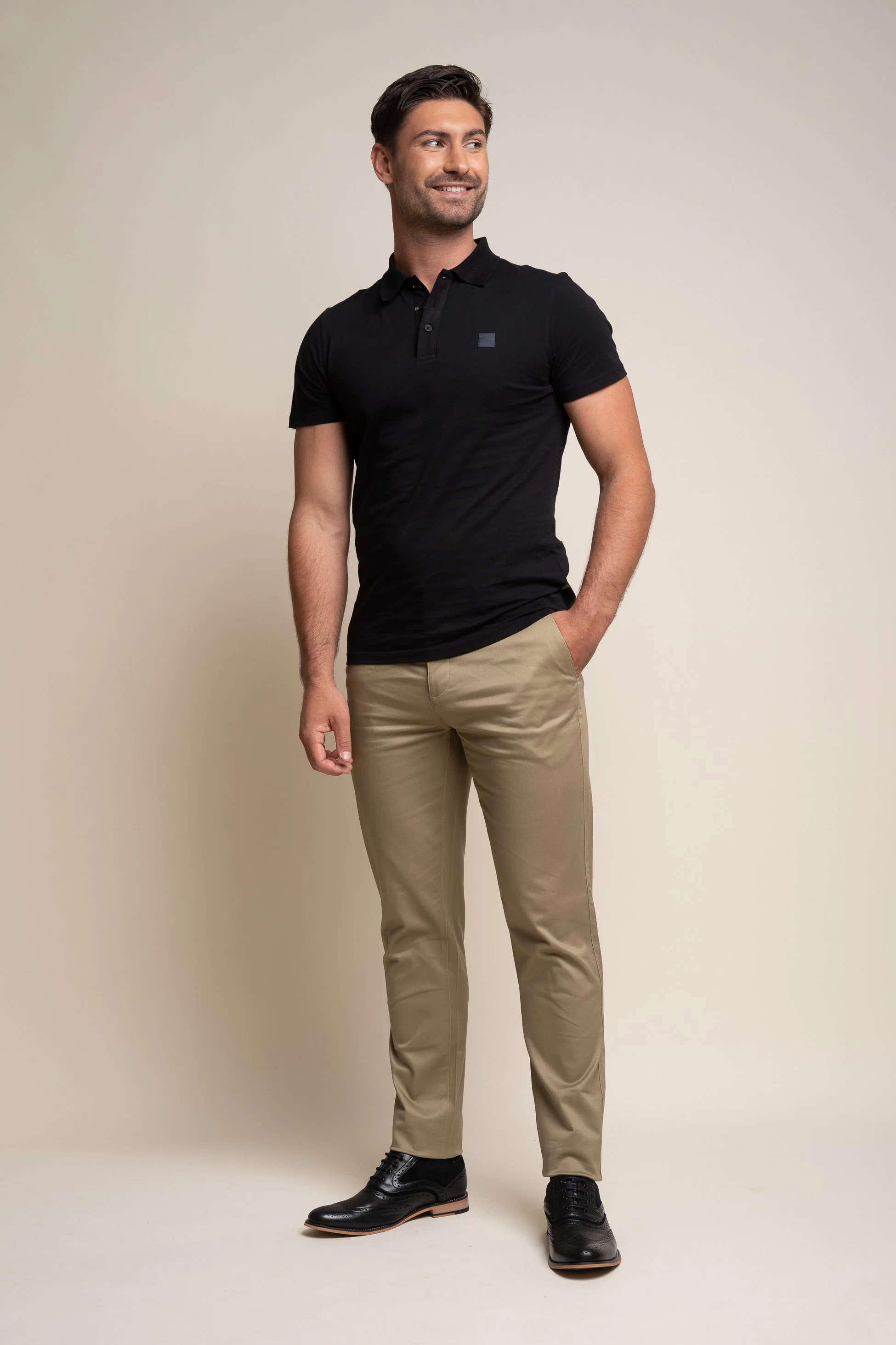 Men's Casual Cotton Chino - DAKOTA - Slate - Image 2
