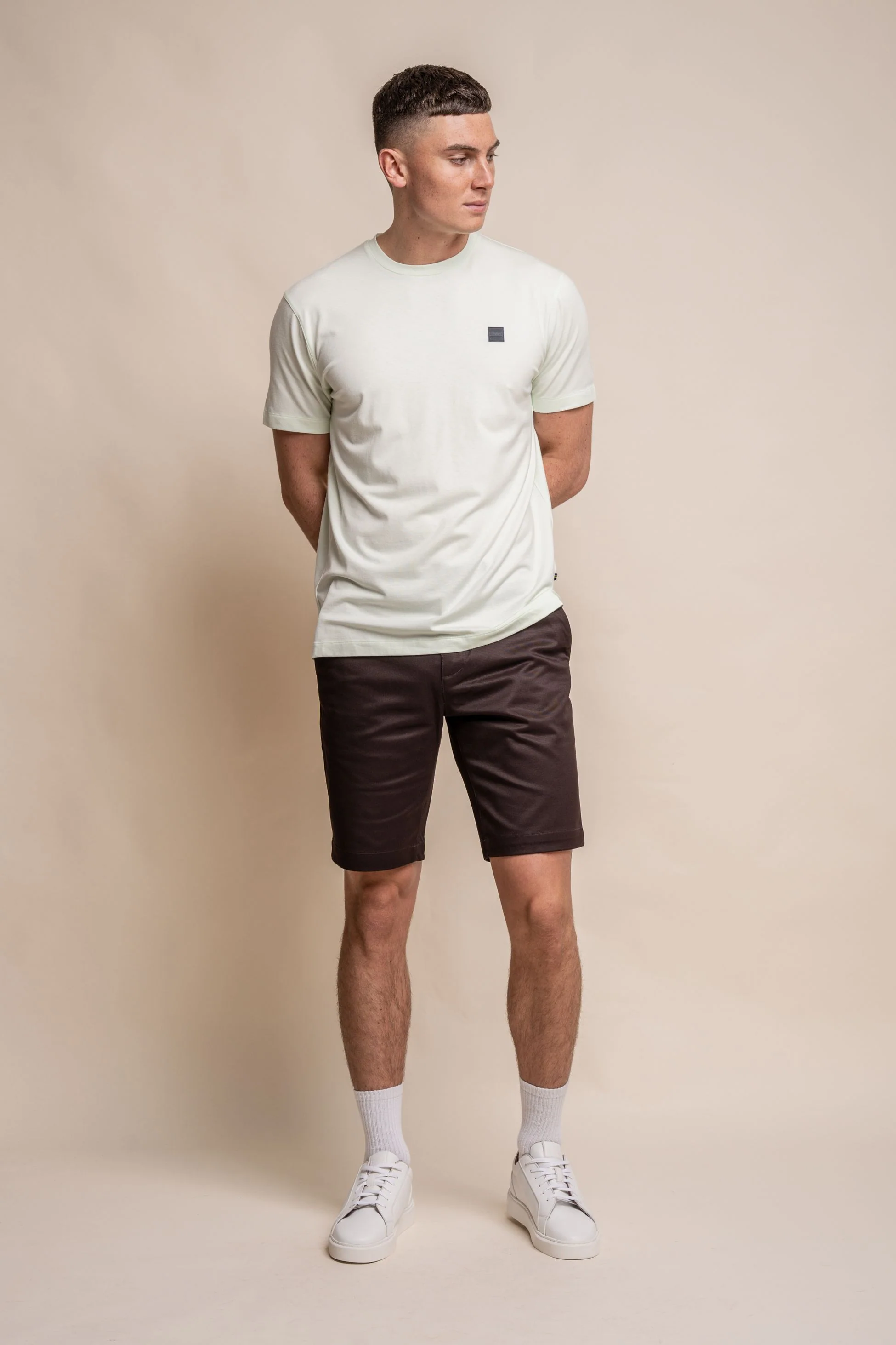 Men's Crew Neck Cotton T-Shirt - BOGART - Mint - Image 2