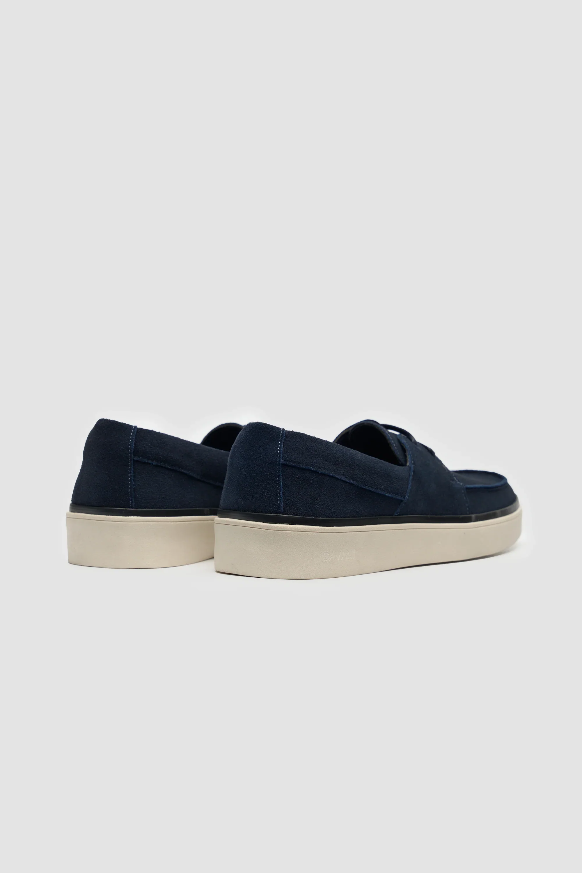 Men’s Casual Suede Slip-On Loafers - Amalfi - Navy Blue - Image 4