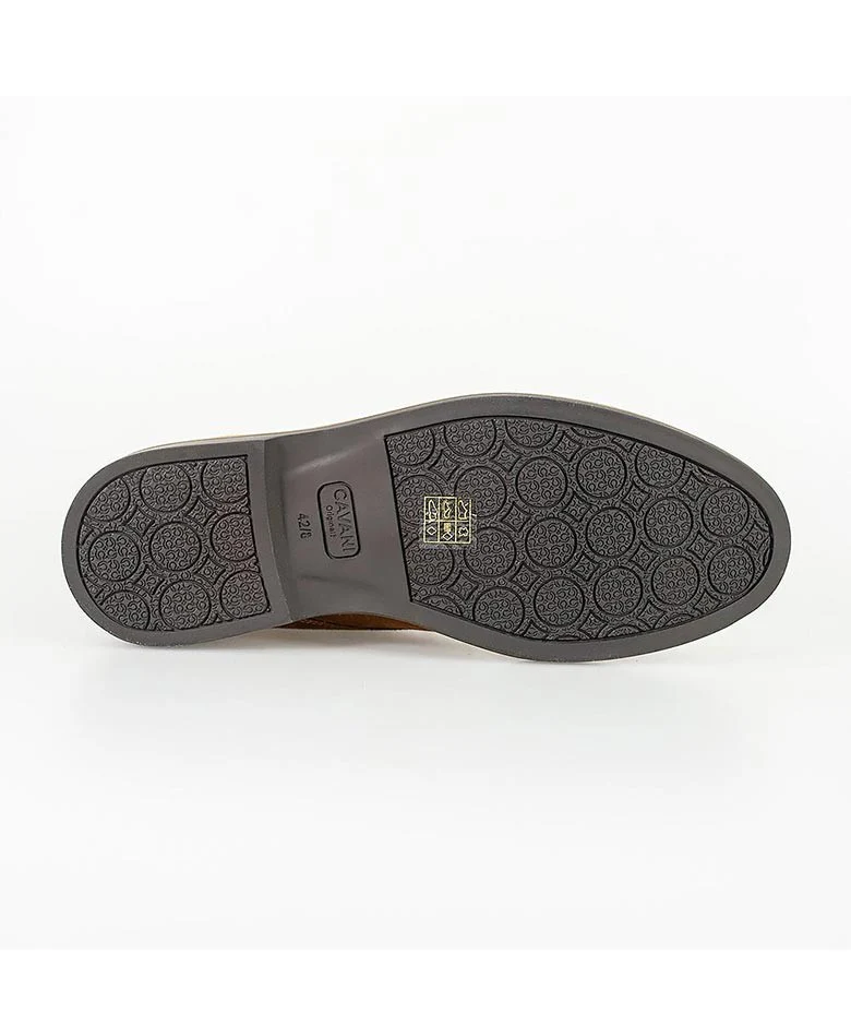 Men's Suede Chukka Boots - SAHARA - Brown Mustard - Image 3