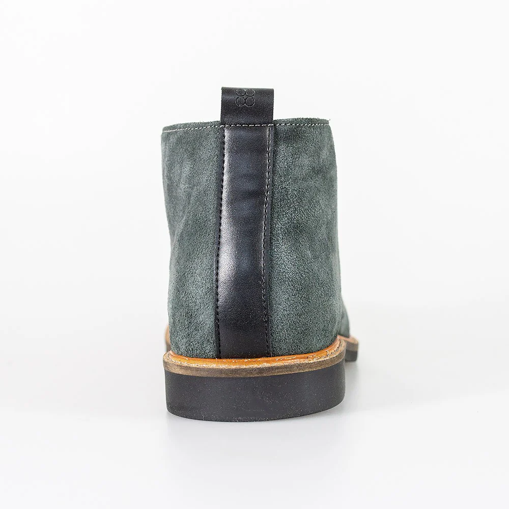 Men's Suede Chukka Boots - SAHARA - Grey - Image 5
