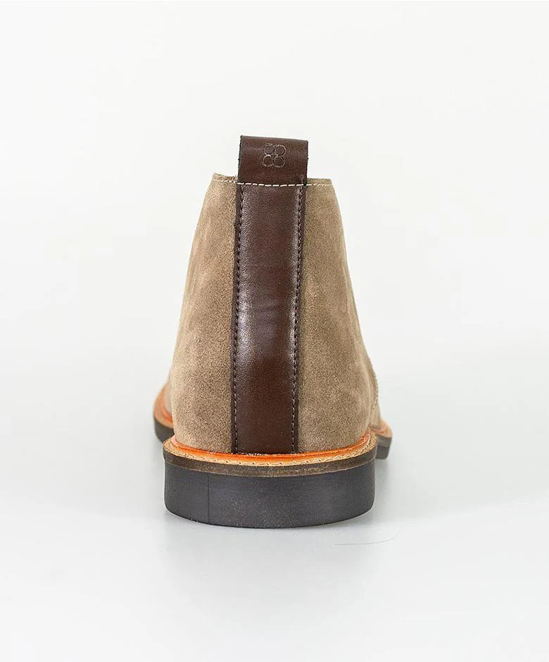 Men's Suede Chukka Boots - SAHARA - Sand Beige - Image 5