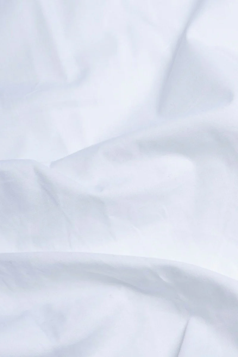 Men's Cotton Mandarin Collar Shirt - NICALO - White - Image 5