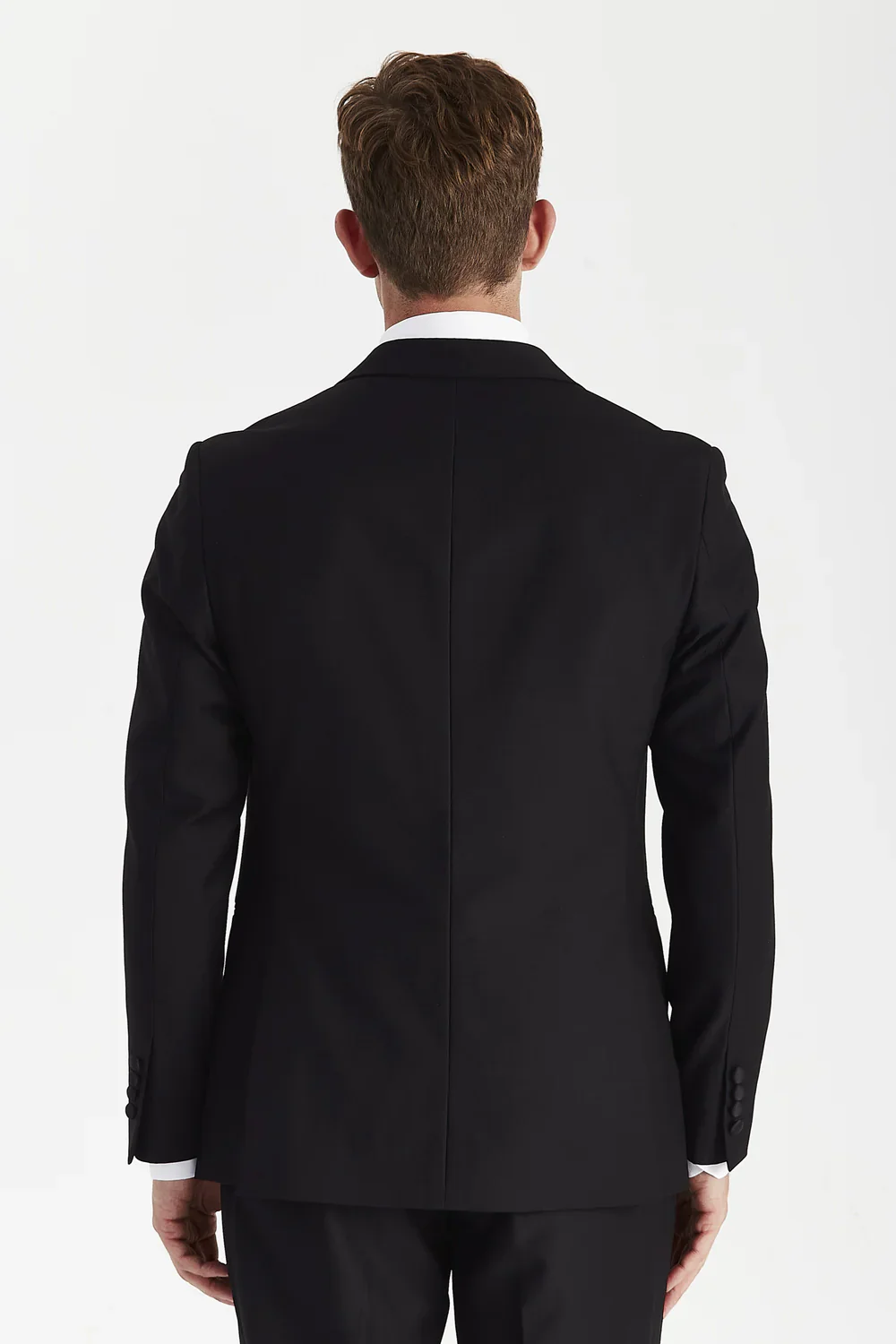 Men’s Double Breasted Tuxedo Dinner Jacket - Harry - Black - Image 2