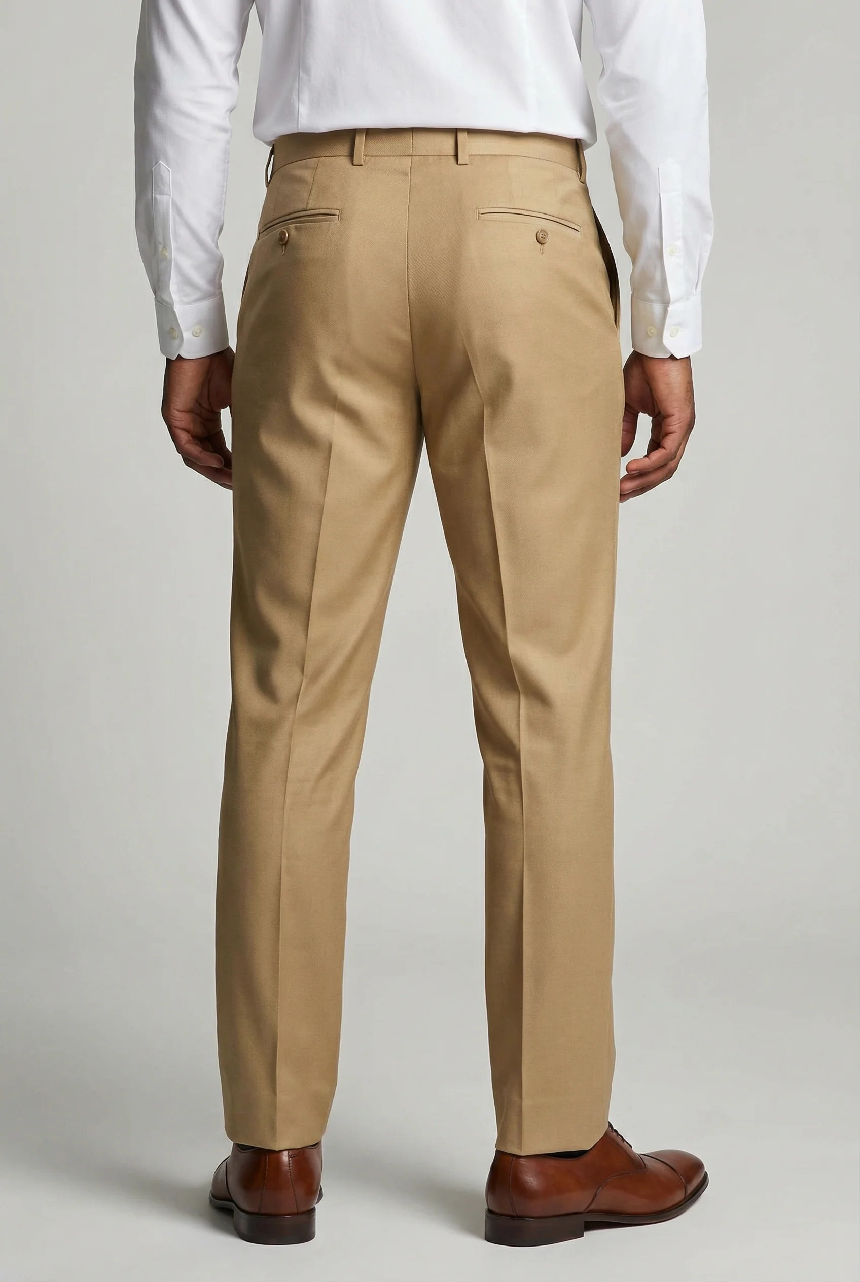 Men’s Formal Dress Trousers - Jason - Mustard - Image 3
