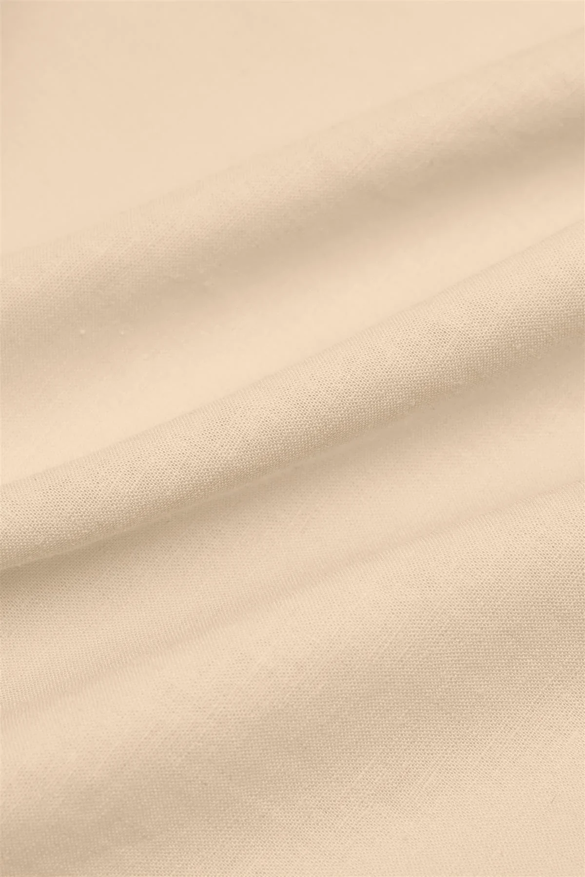 Men’s Linen Blend Slim Fit Button Up Shirt - Matera - Taupe - Image 5
