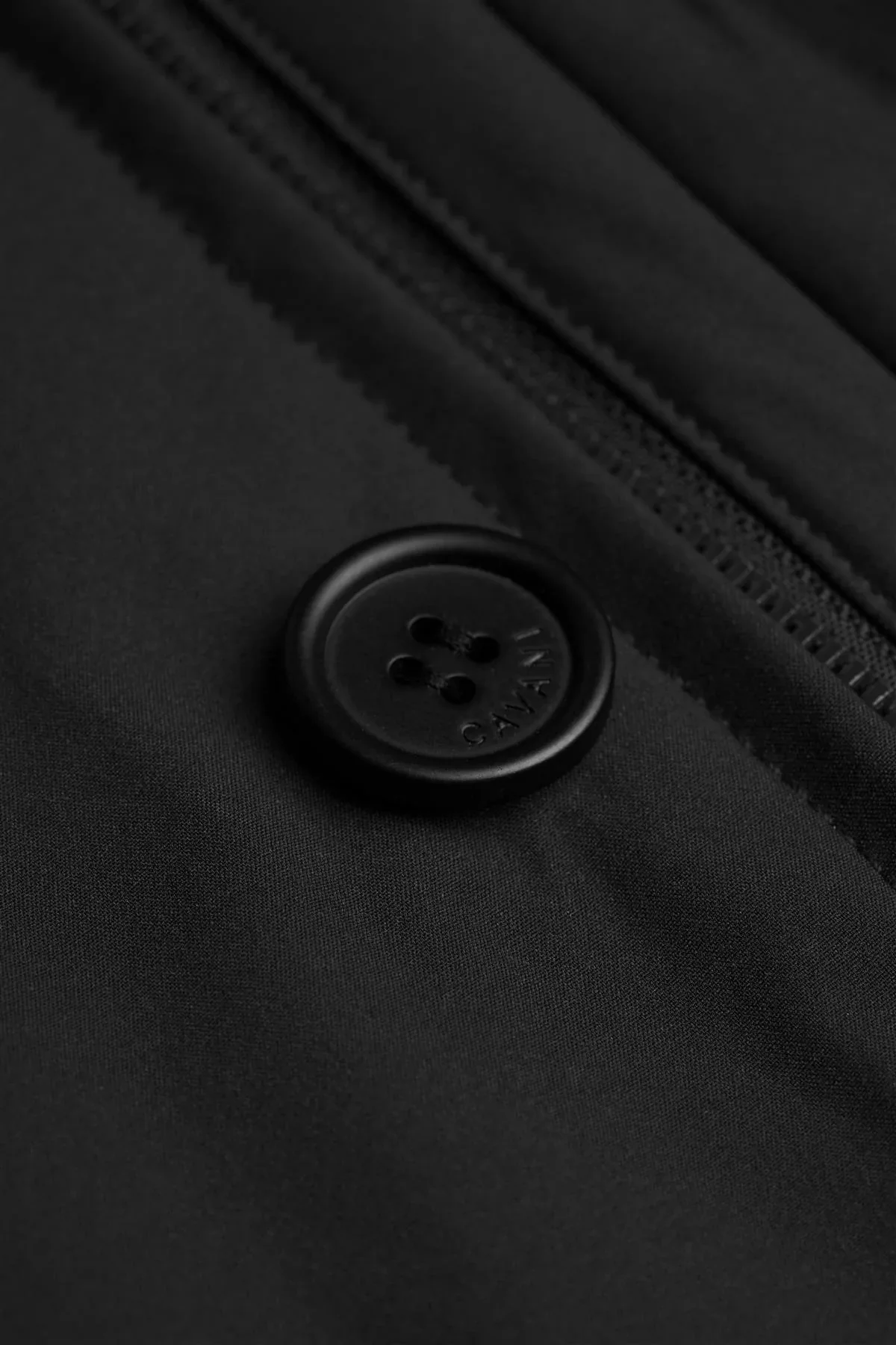 Men’s Long Padded Overcoat - Heston - Black - Image 8