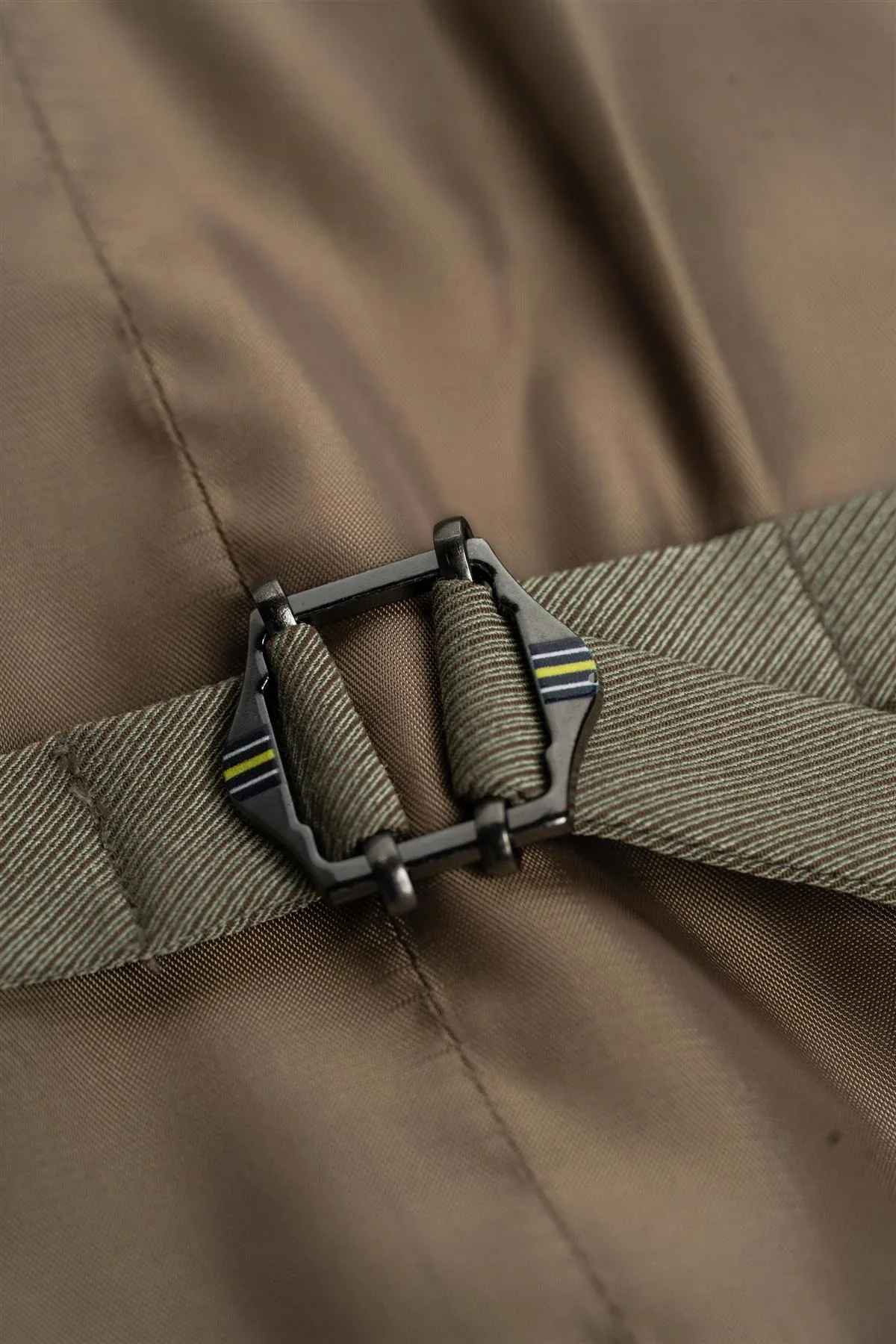 Men’s Premium Twill Waistcoat - Donatella - Sage Green - Image 7