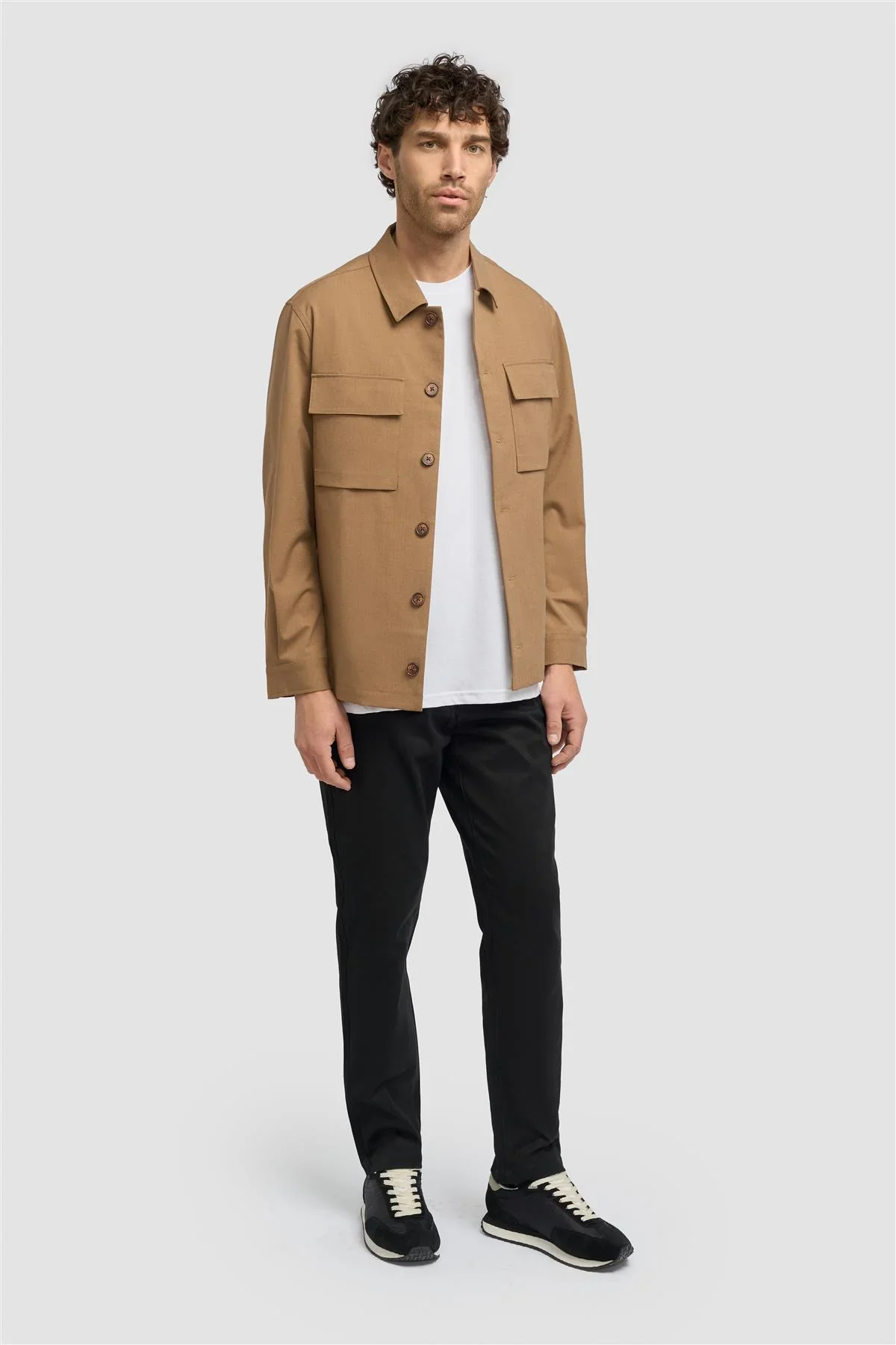 Men’s Regular Fit Overshirt - Danilo - Sierra - Image 2