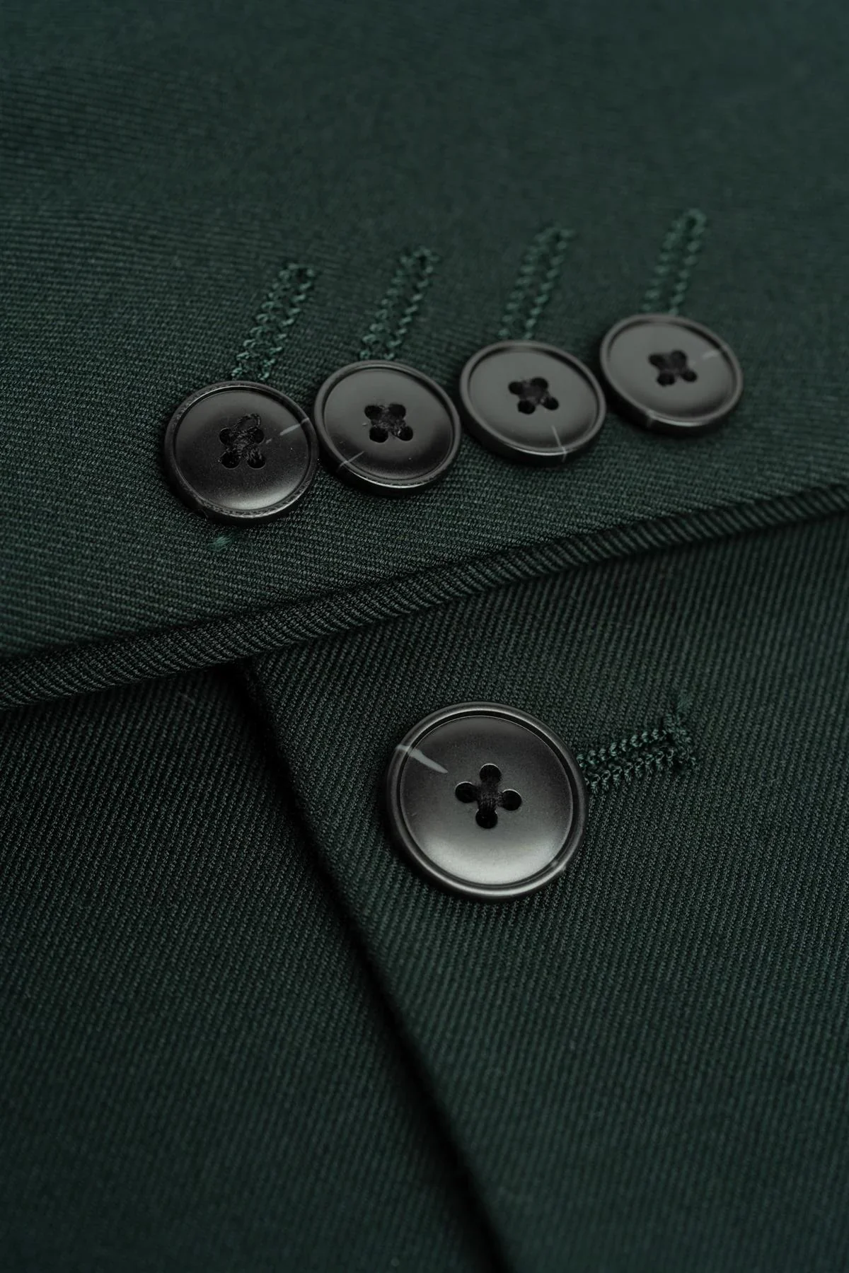 Men’s Slim Fit Formal Blazer - Malibu – Forest Green - Image 5
