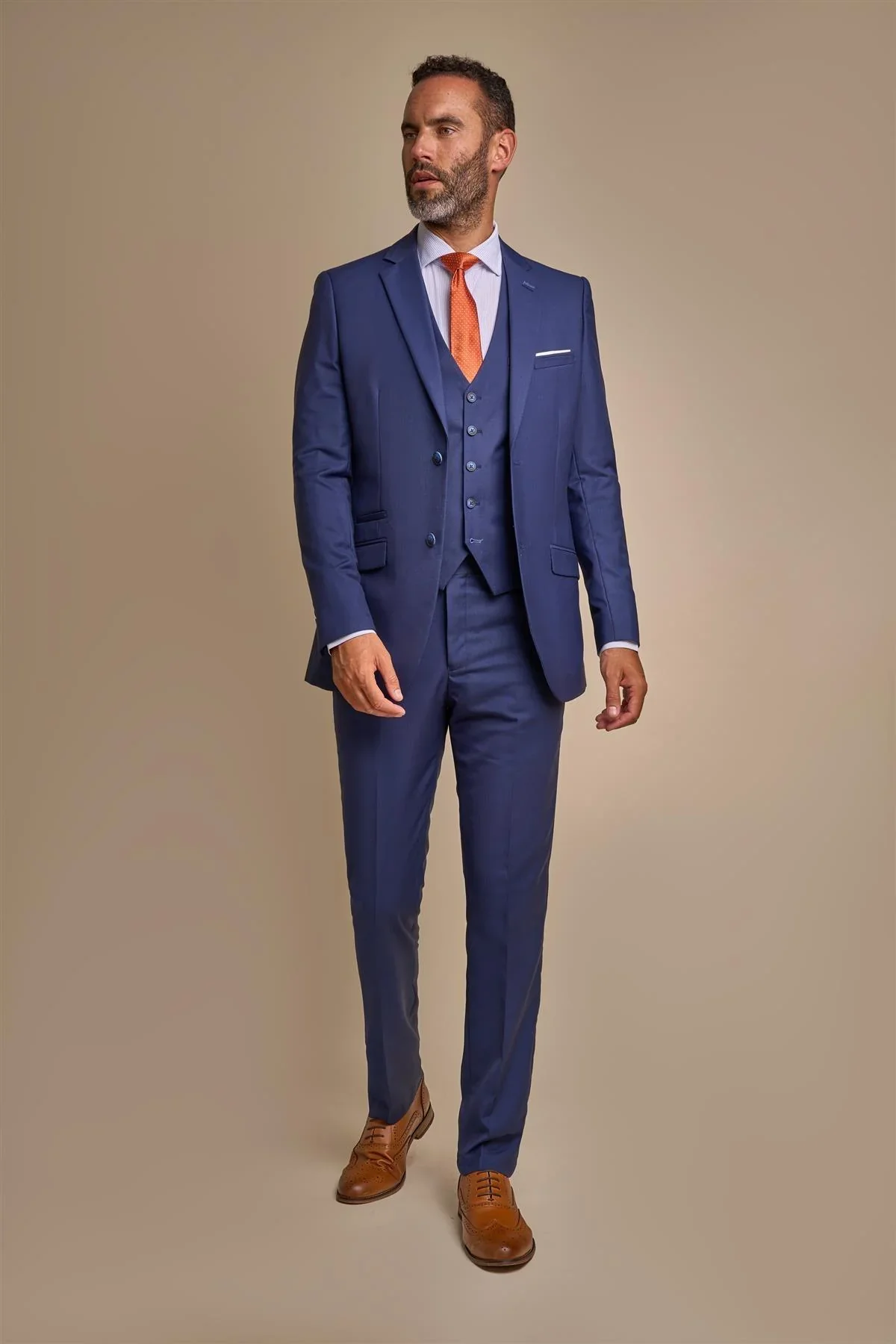 Men's Slim Fit Suit Jacket - JEFFERSON Navy - Navy Blue - Image 2