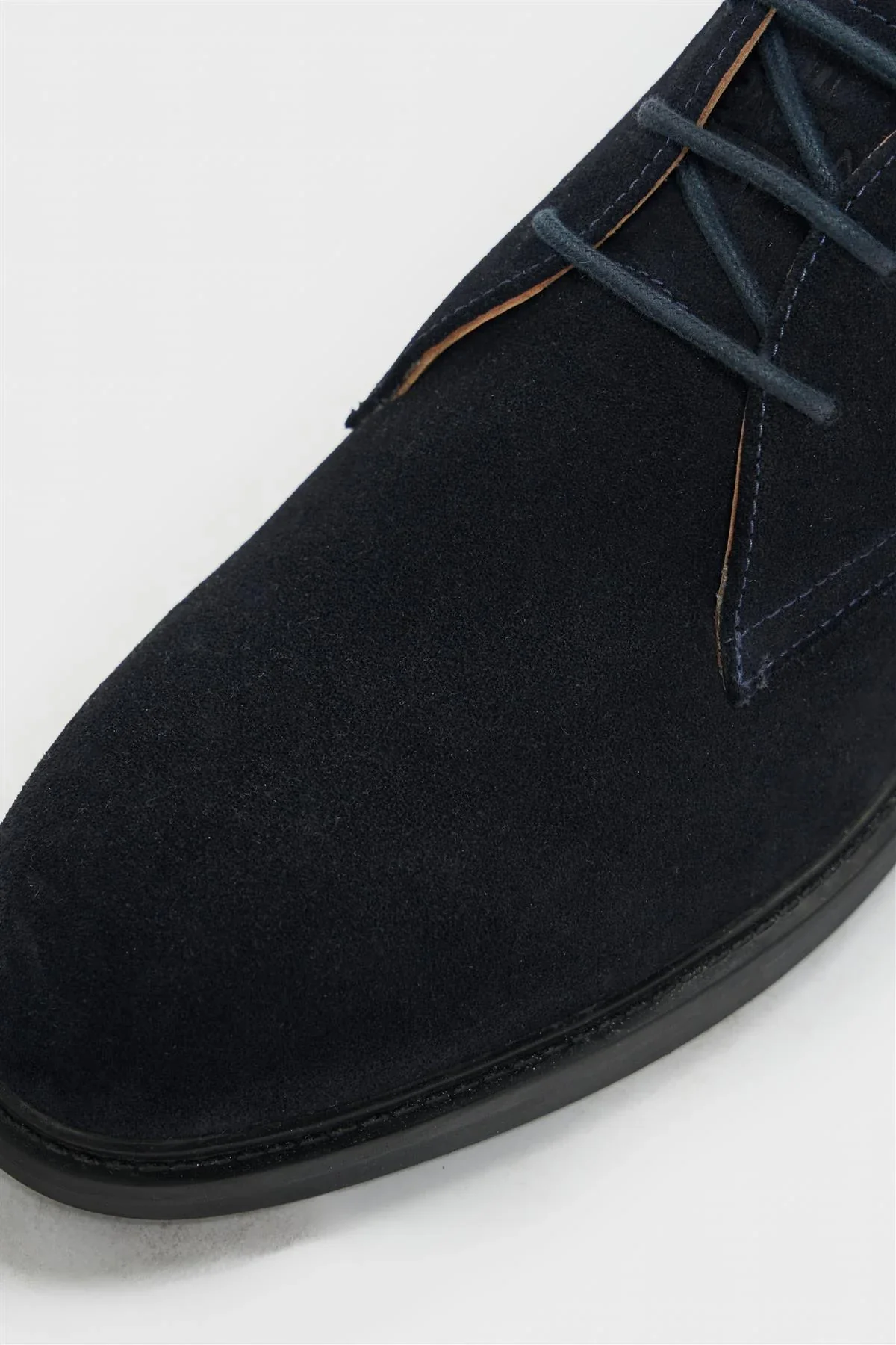 Men’s Suede Leather Chukka Boots - Fernando -Navy - Image 4