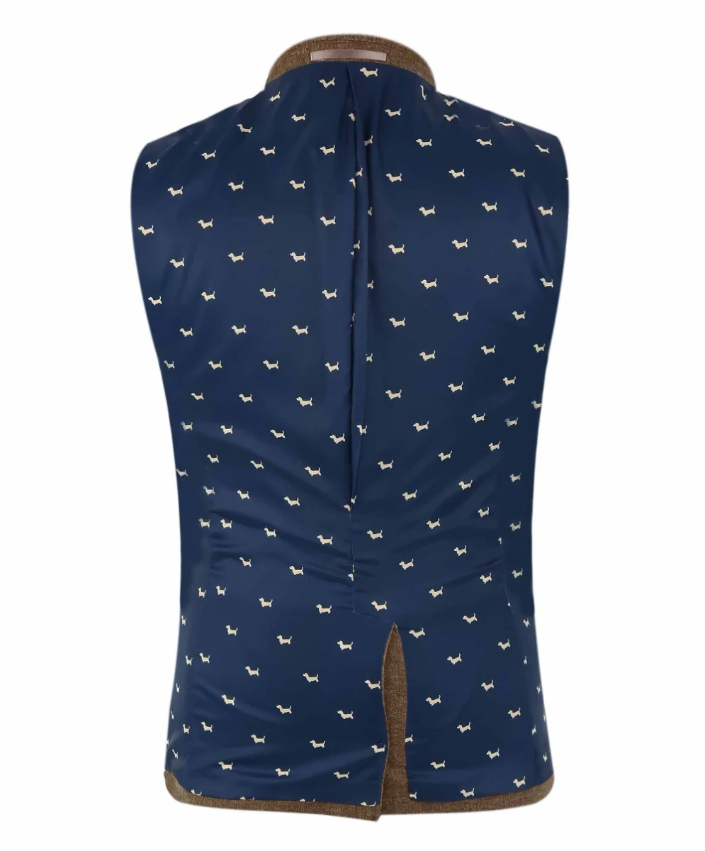 Men's Twee-like Suit - NATHAN Brown - Light Brown - Image 9