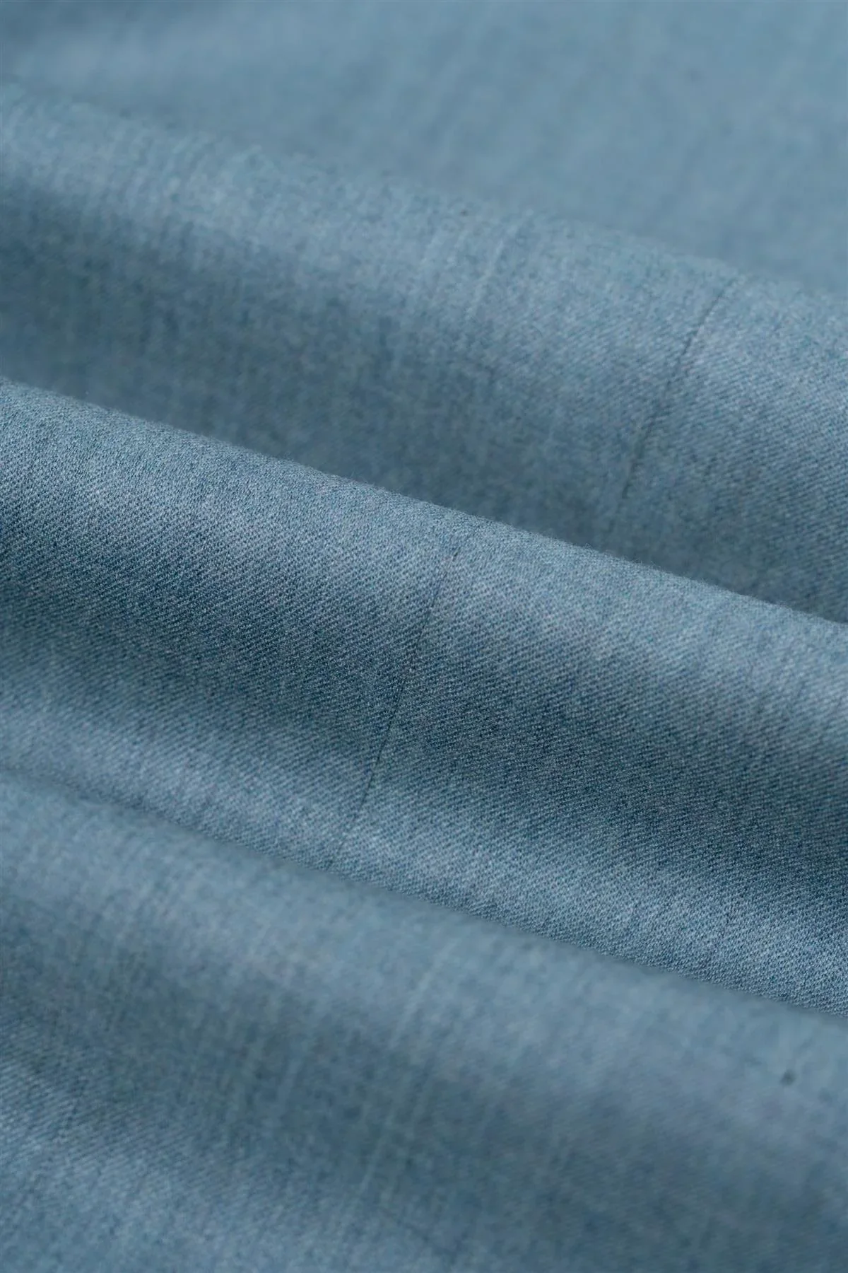 Men’s Wool Slim Fit Formal Suit Jacket - James - Marine Blue - Image 5