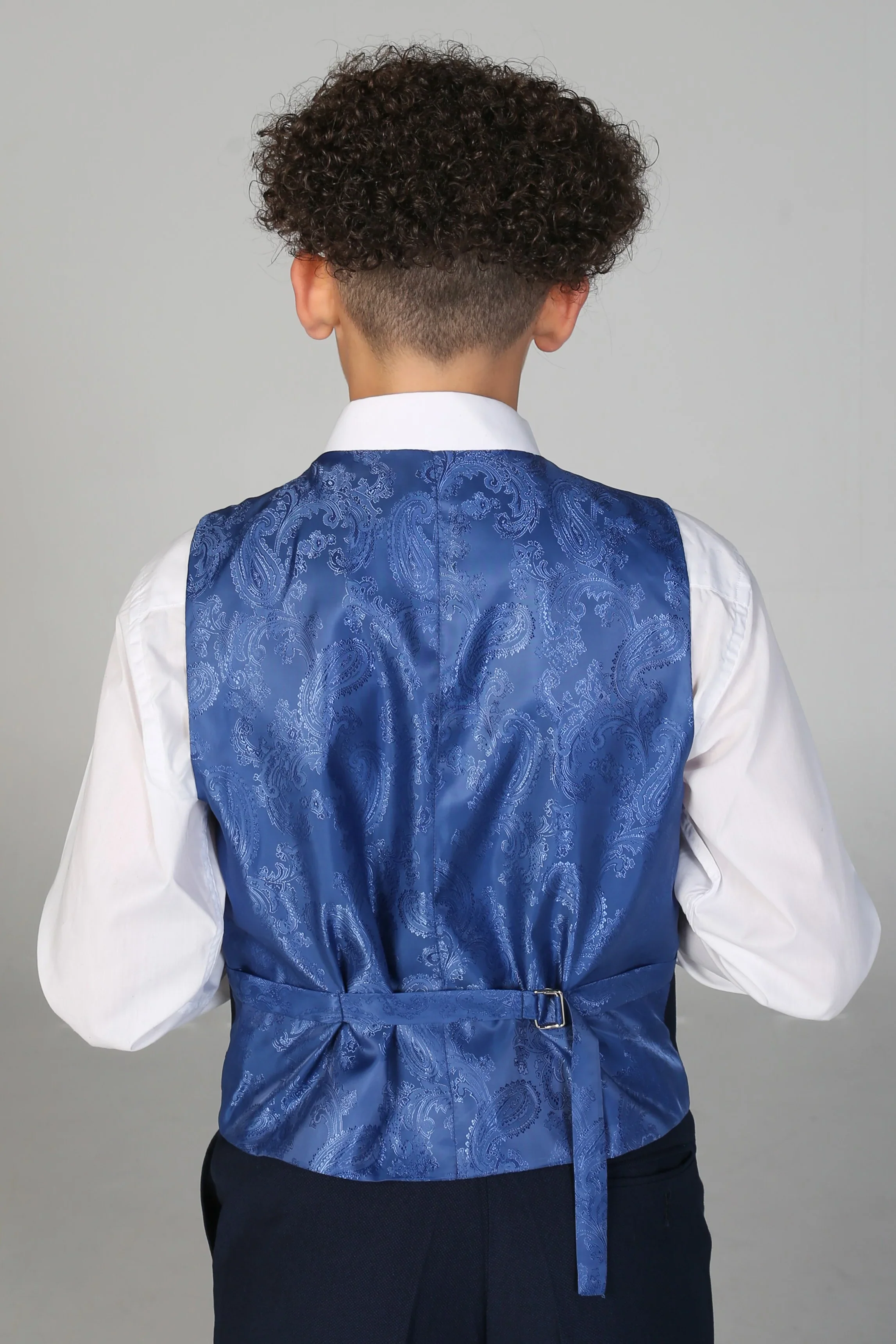 Father & Son Matching Tailored Fit 3-Piece Suit Set - Mayfair - Navy - Image 10