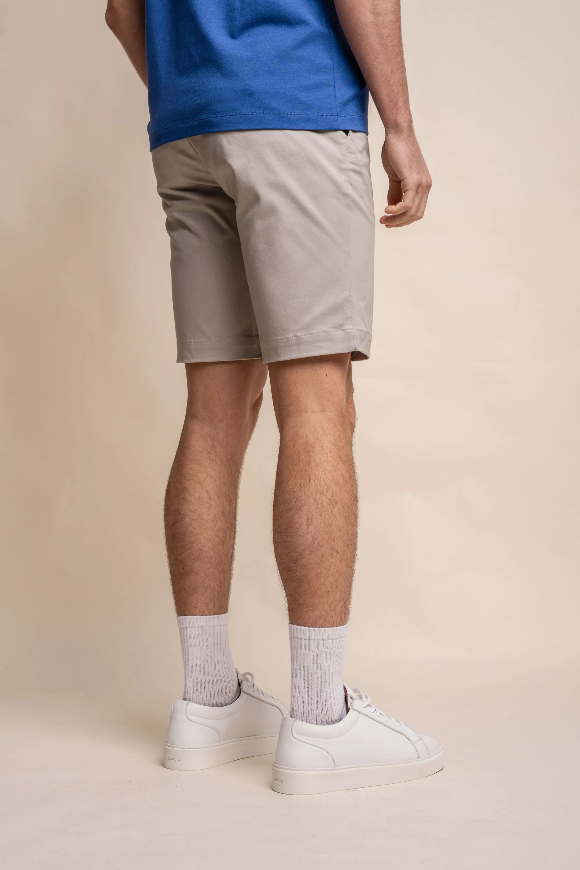 Men's Cotton Casual Chino Shorts - DAKOTA - Slate - Image 2