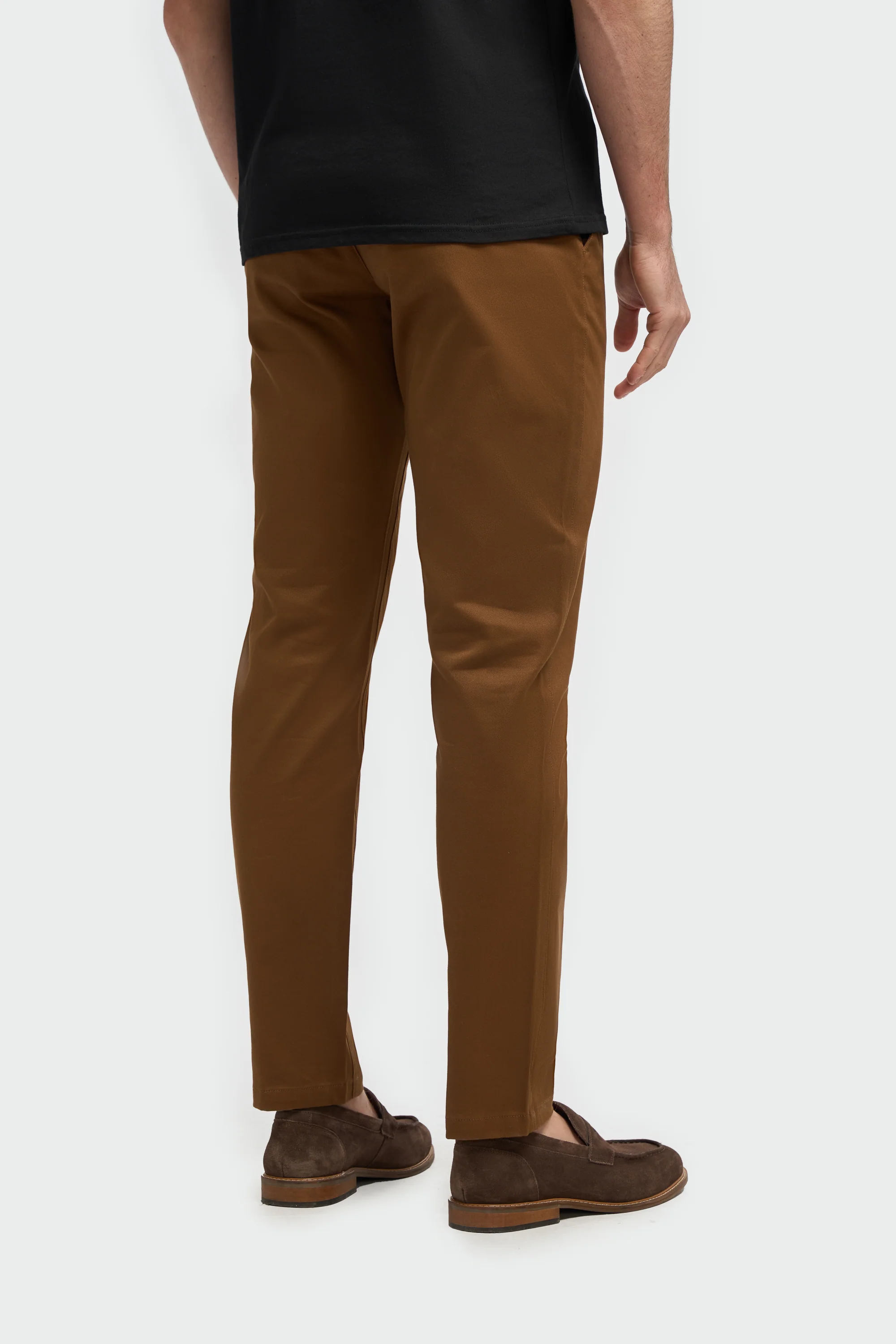 Men's Cotton Chino Trousers - DAKOTA - SIERRA - Image 3