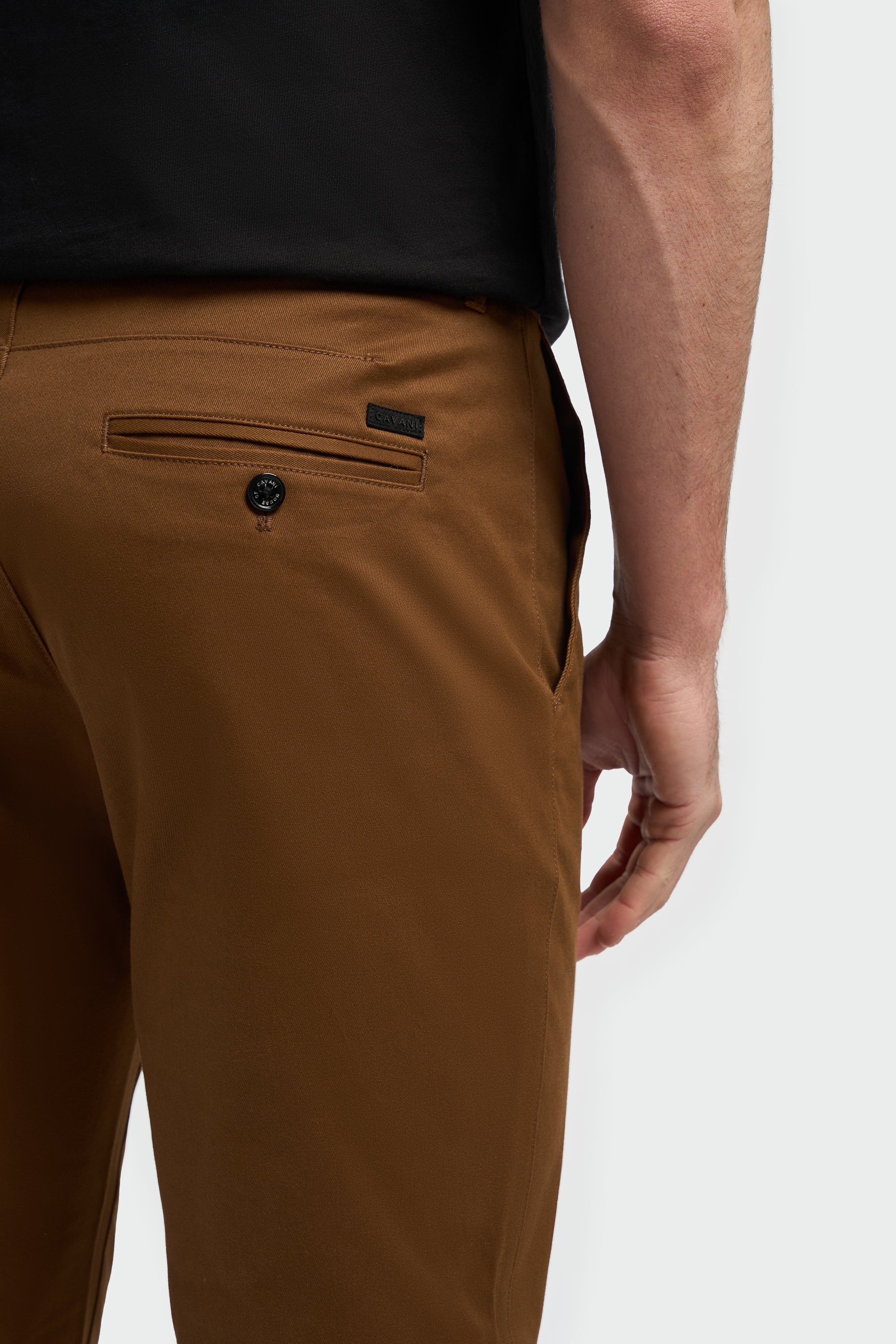 Men's Cotton Chino Trousers - DAKOTA - SIERRA - Image 4