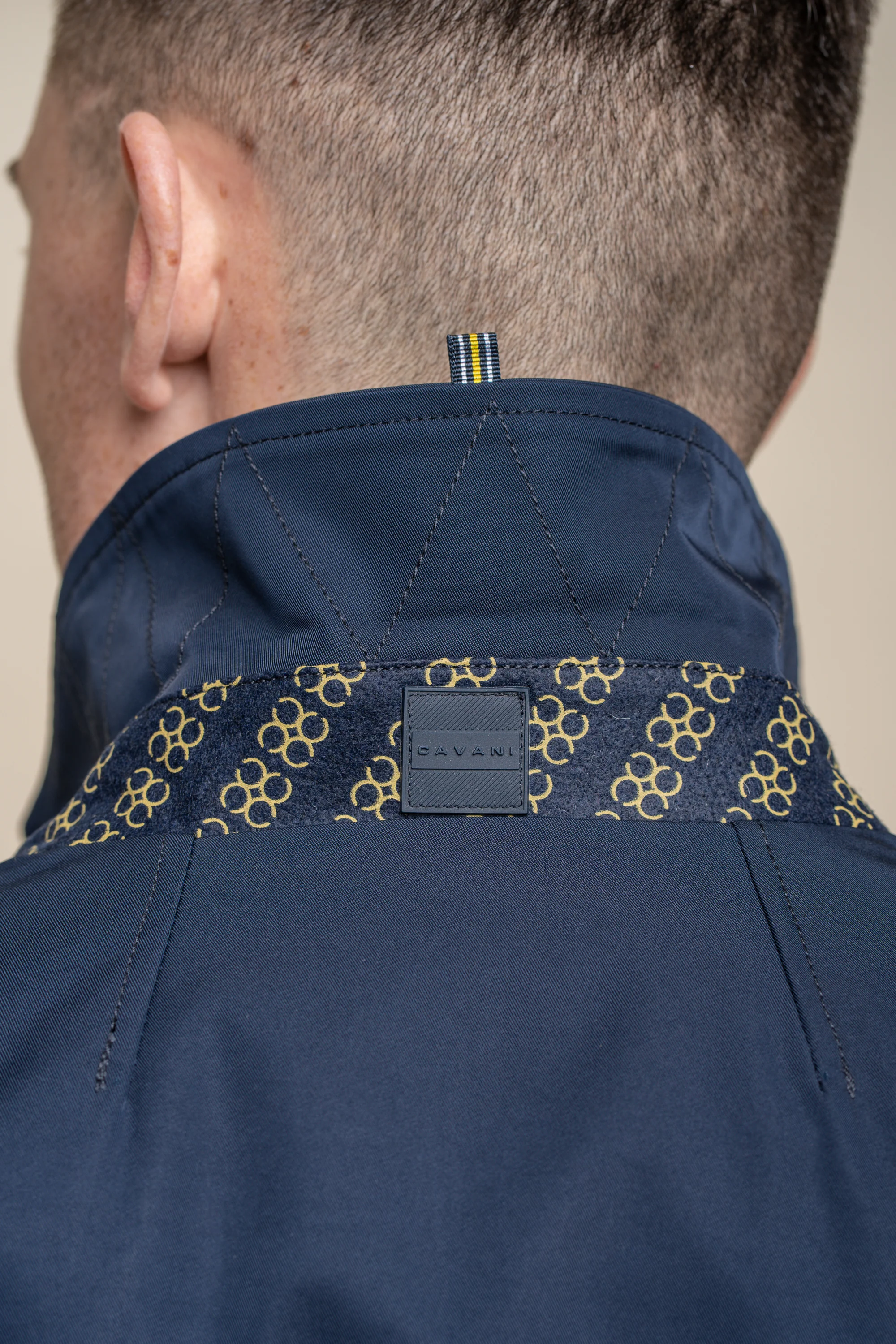Men's Mid-Length Lightweight Casual Coat - BARRACUDA - Navy Blue - Image 6
