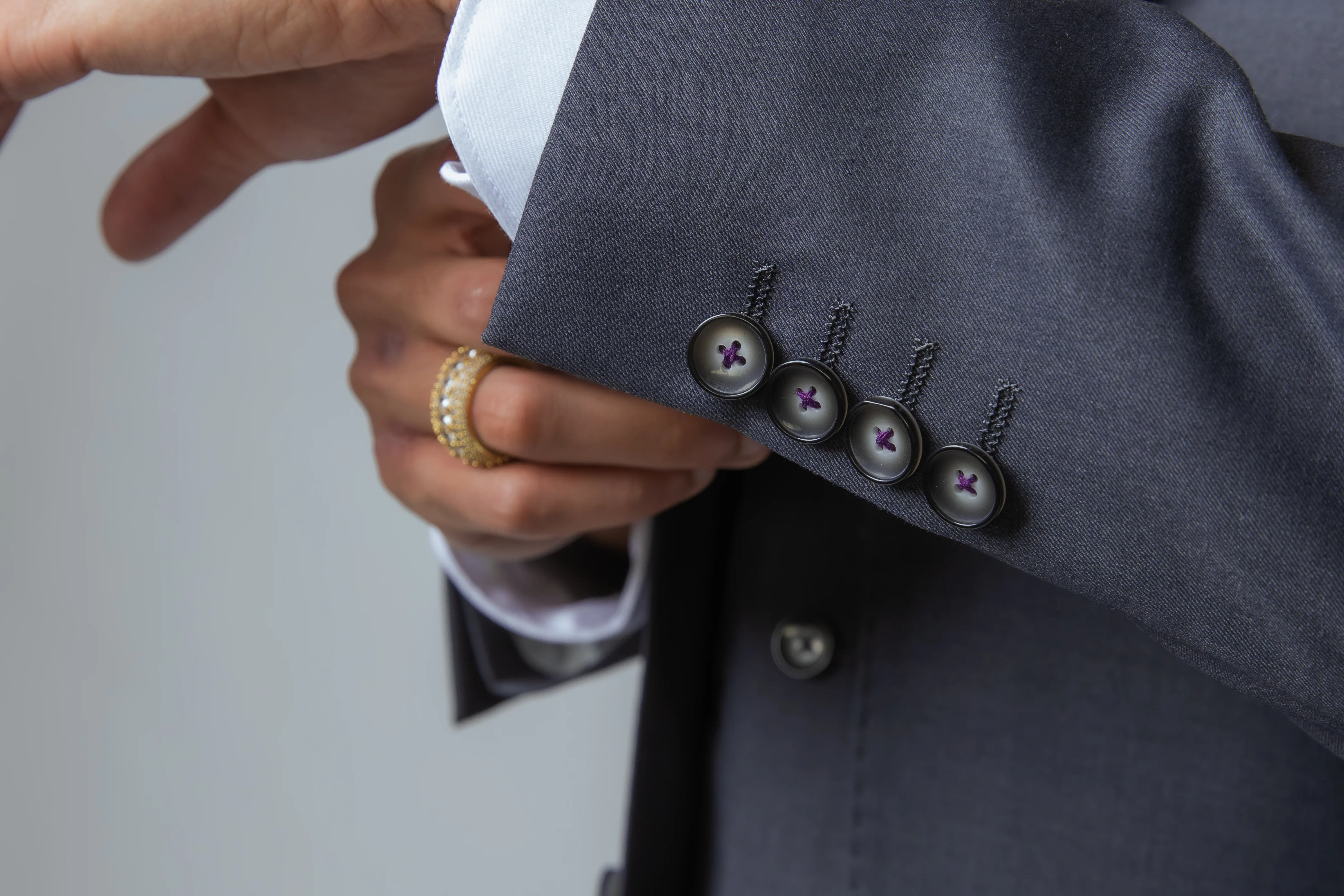 Men's Formal Suit - DYLAN - Grey - Image 11