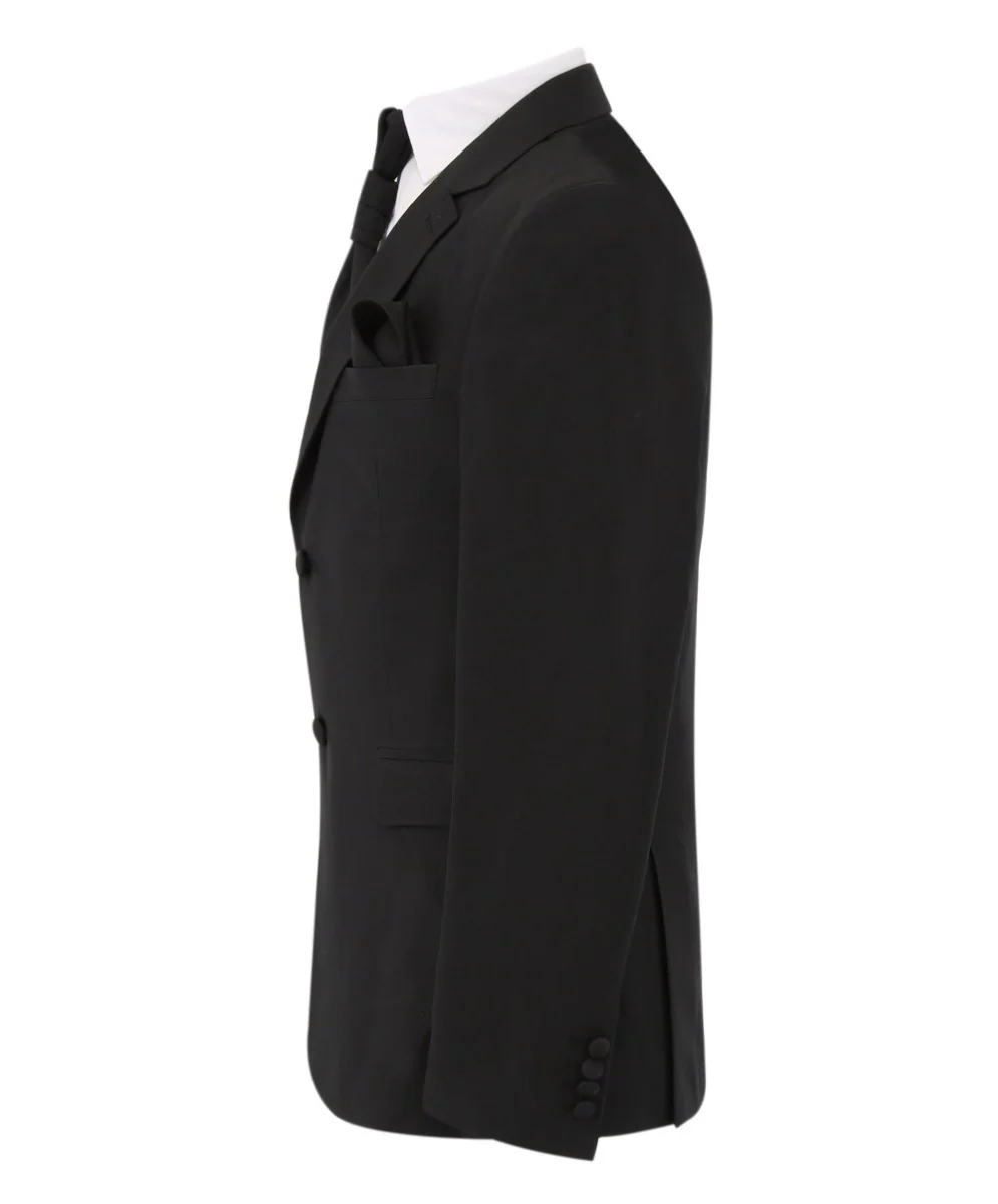 Men's Slim Fit Formal Suit Set - Gorgeous - Black - Image 4