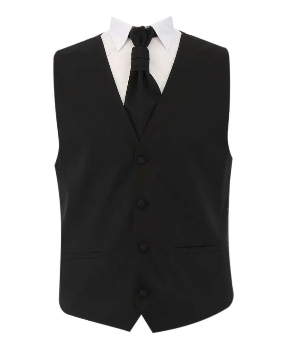 Men's Slim Fit Formal Suit Set - Gorgeous - Black - Image 6