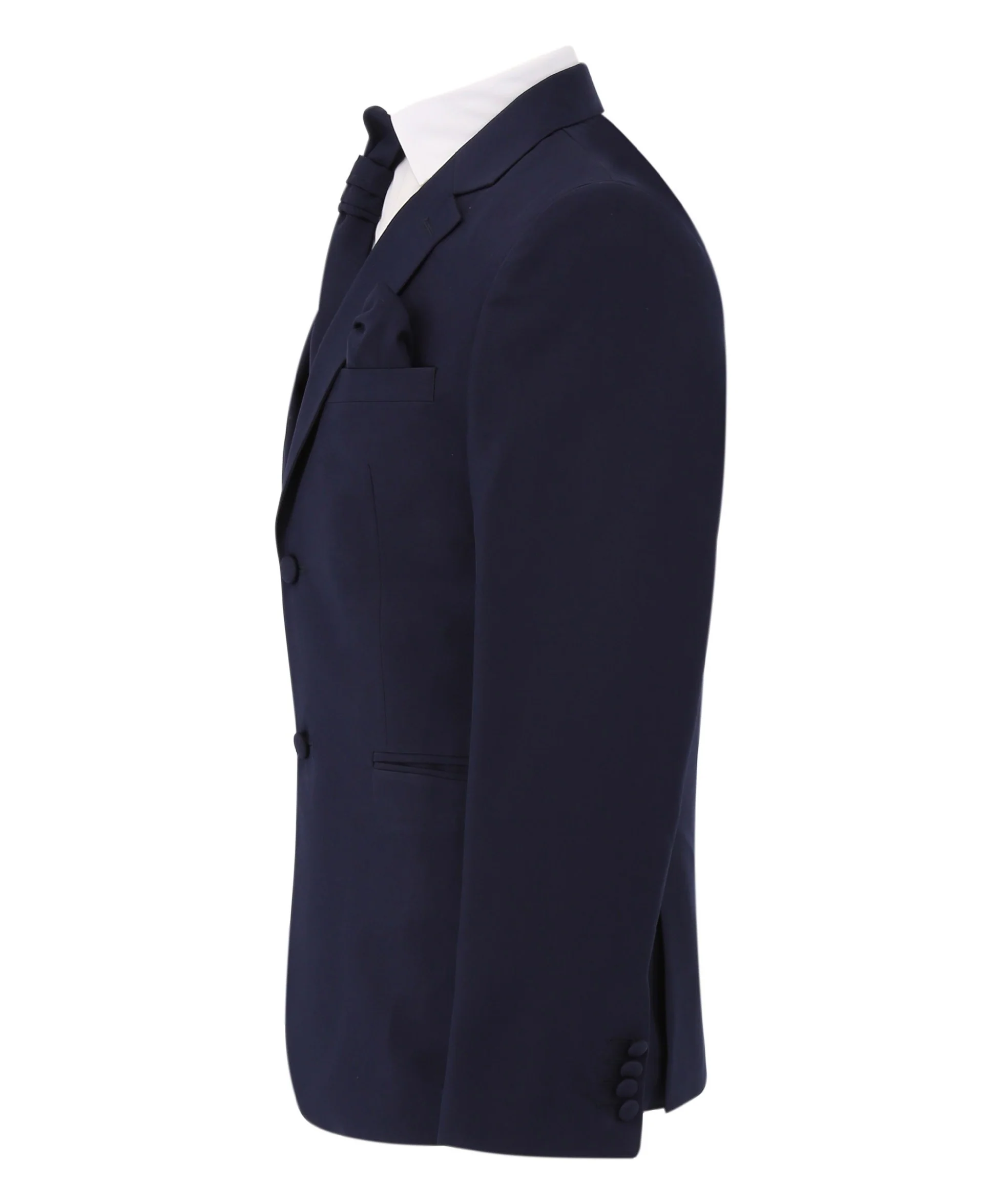 Men's Slim Fit Formal Suit Set - Gorgeous - Navy Blue - Image 3