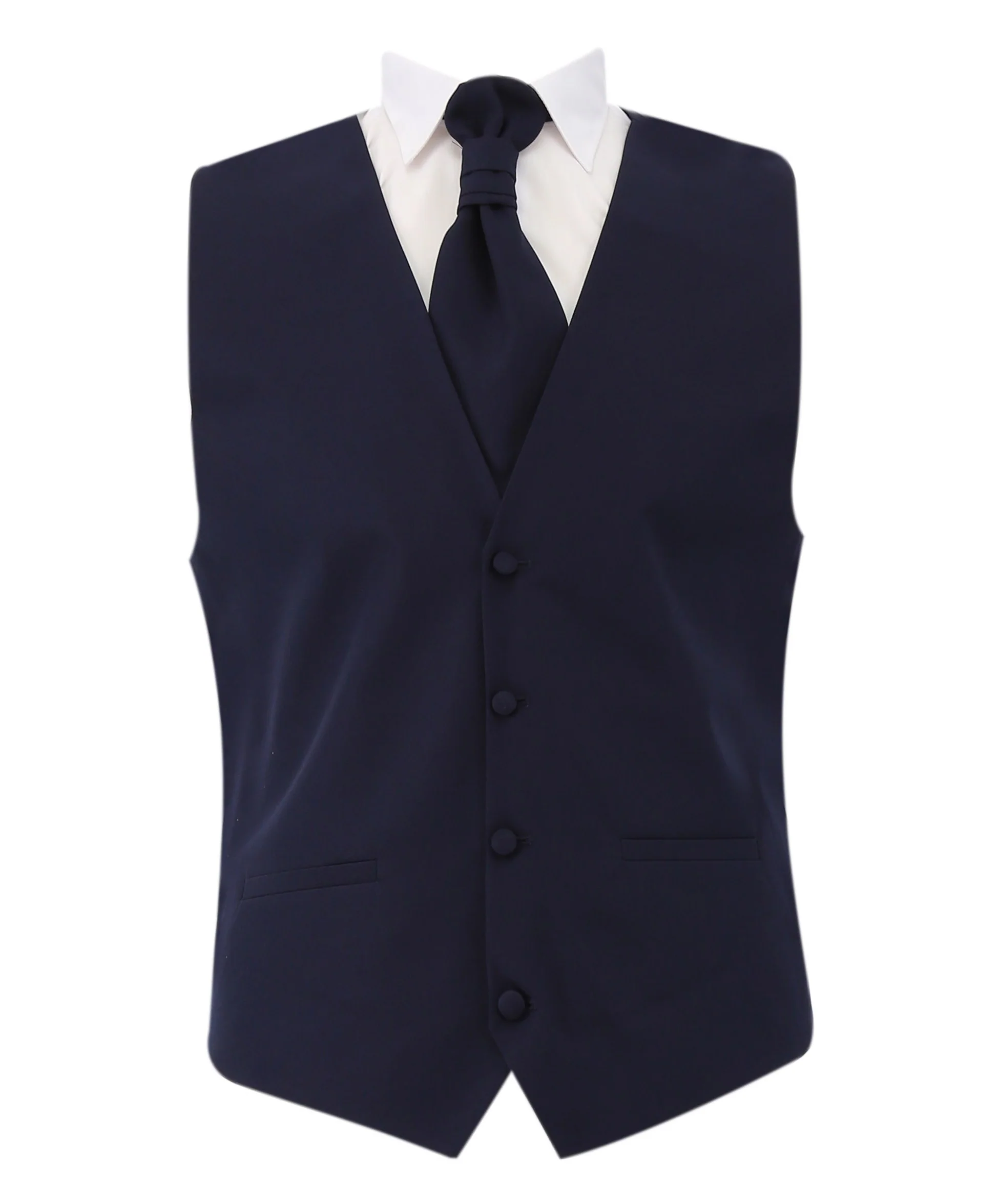 Men's Slim Fit Formal Suit Set - Gorgeous - Navy Blue - Image 5