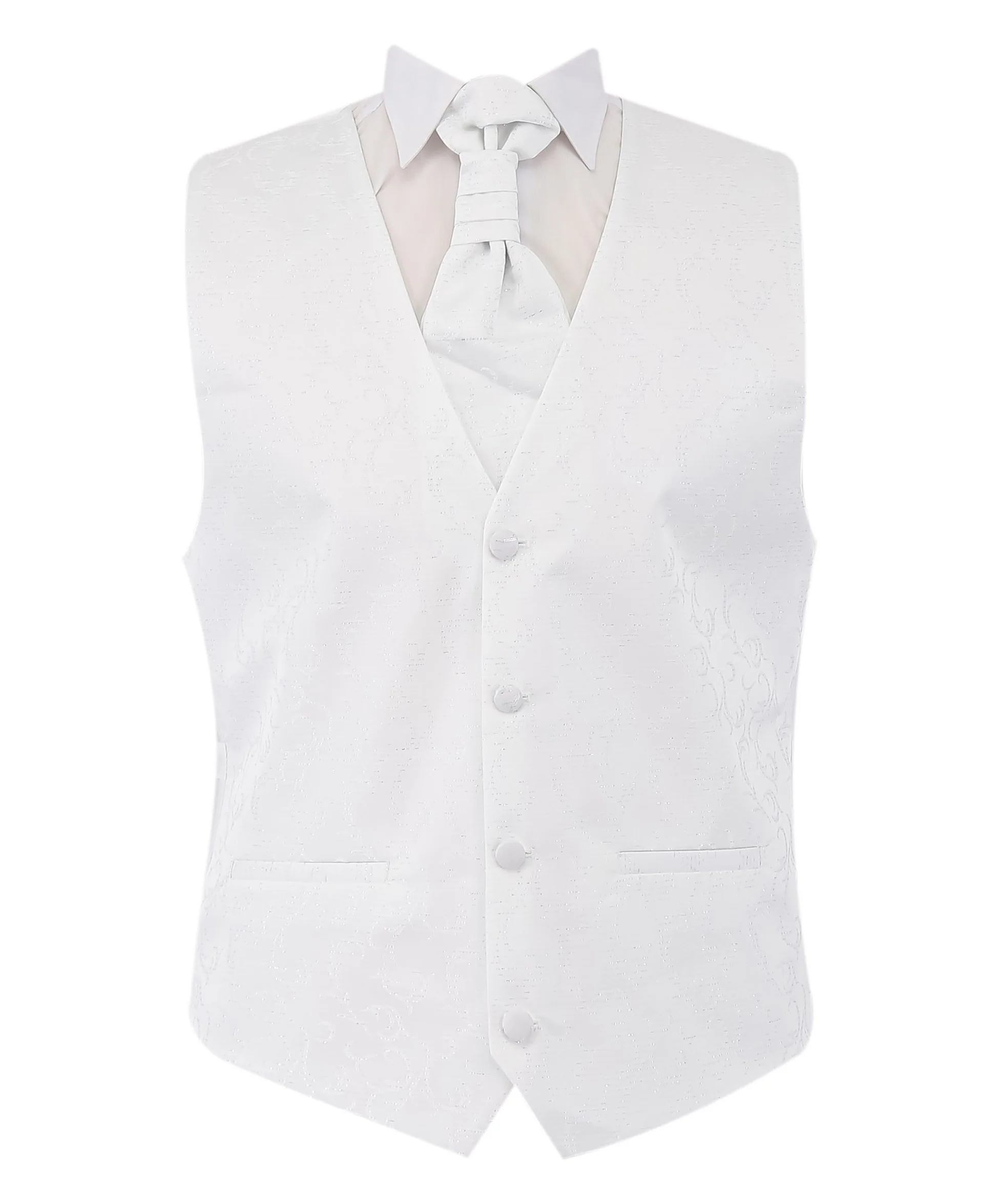 Men's Slim Fit Formal Suit Set - Gorgeous - White - Image 5