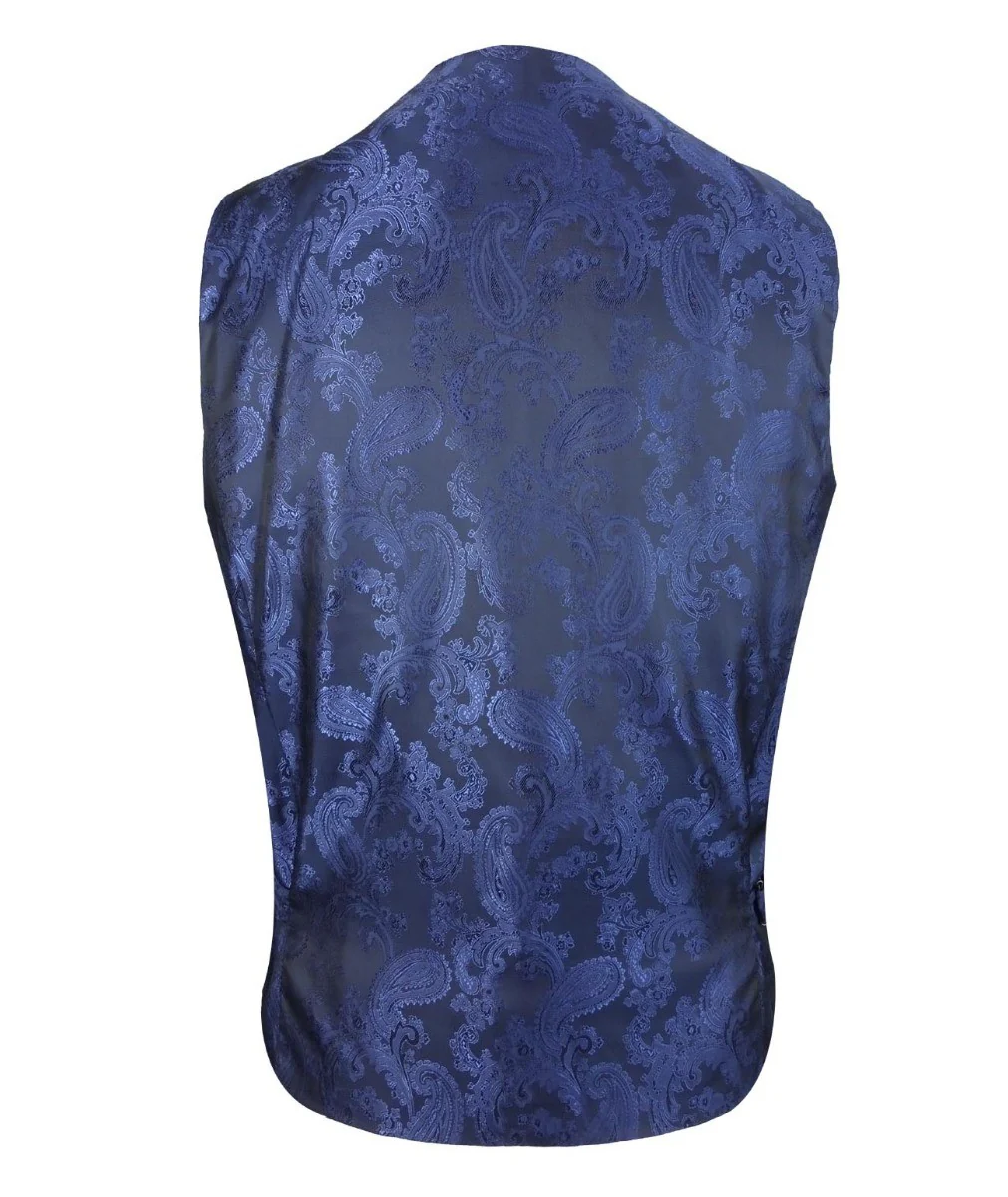 Men's Tweed Check Blue Suit - GRAHAM - Blue - Image 6