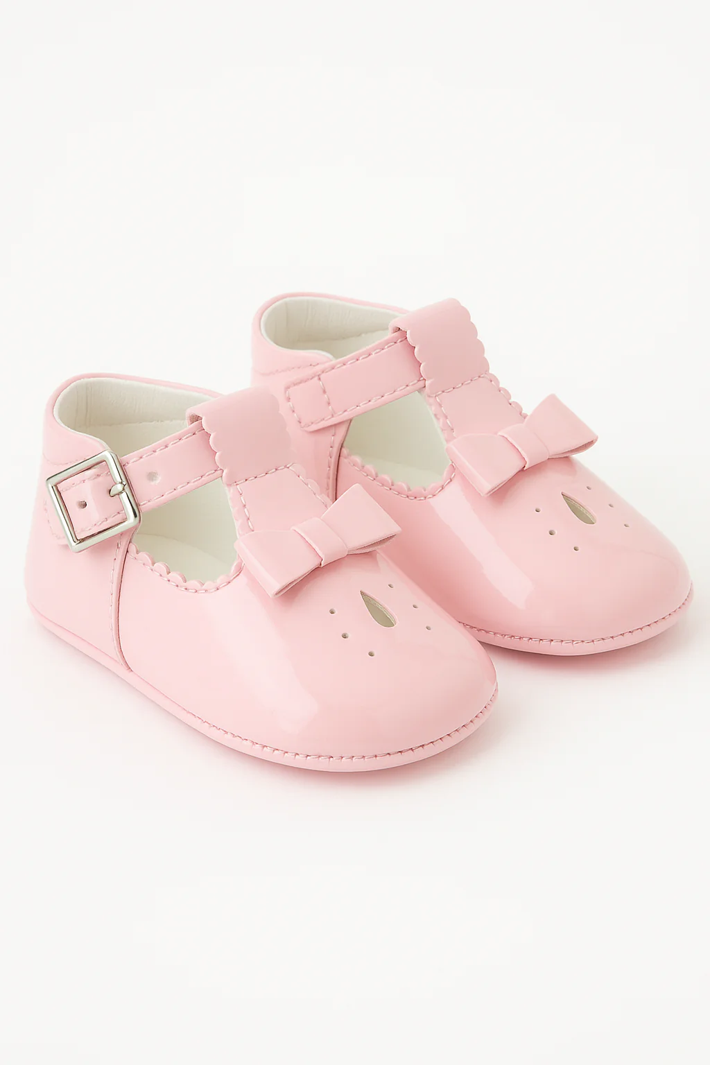 Unisex Baby Patent Shoes - HARPER - Pink - Image 3
