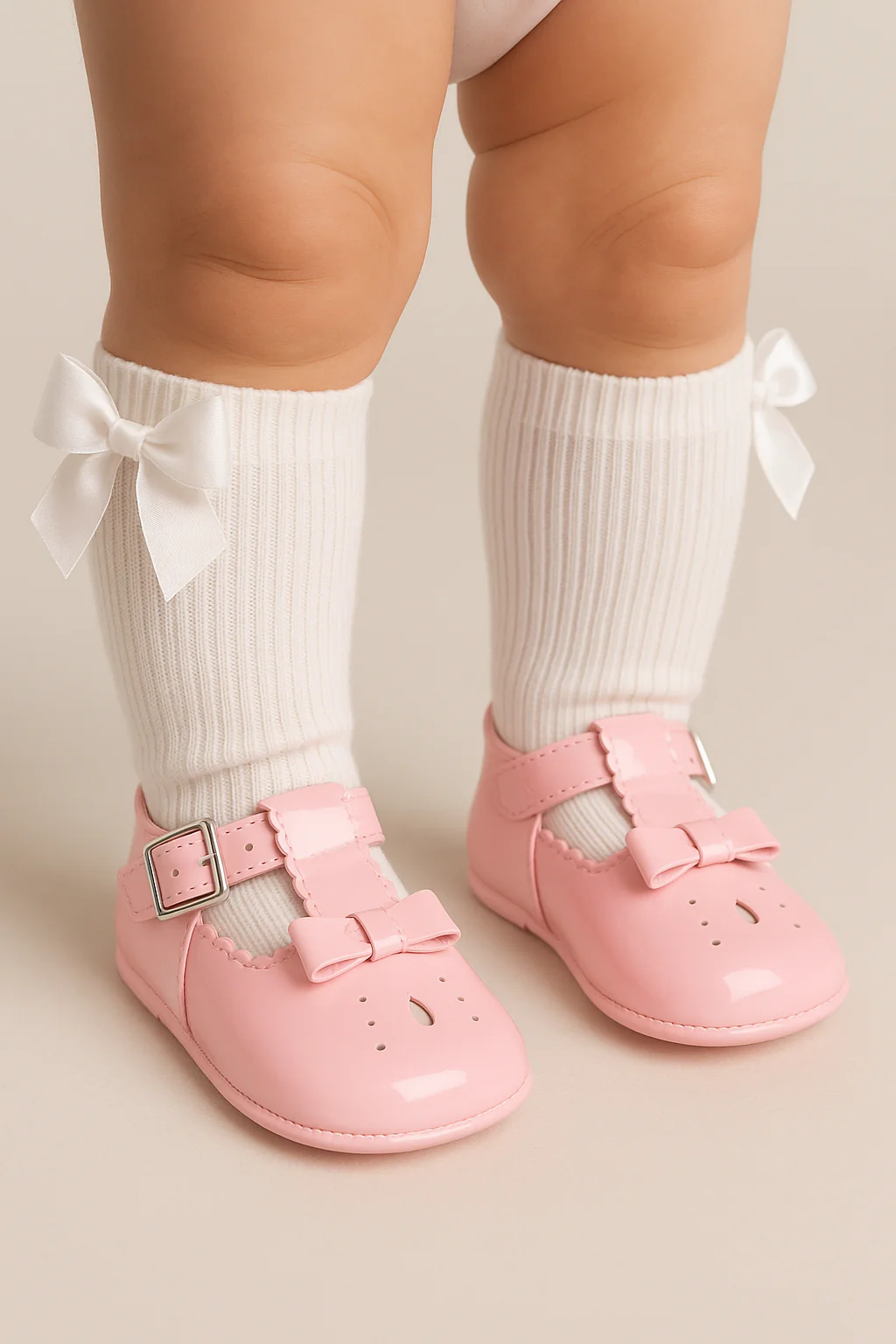 Unisex Baby Patent Shoes - HARPER - Pink - Image 5